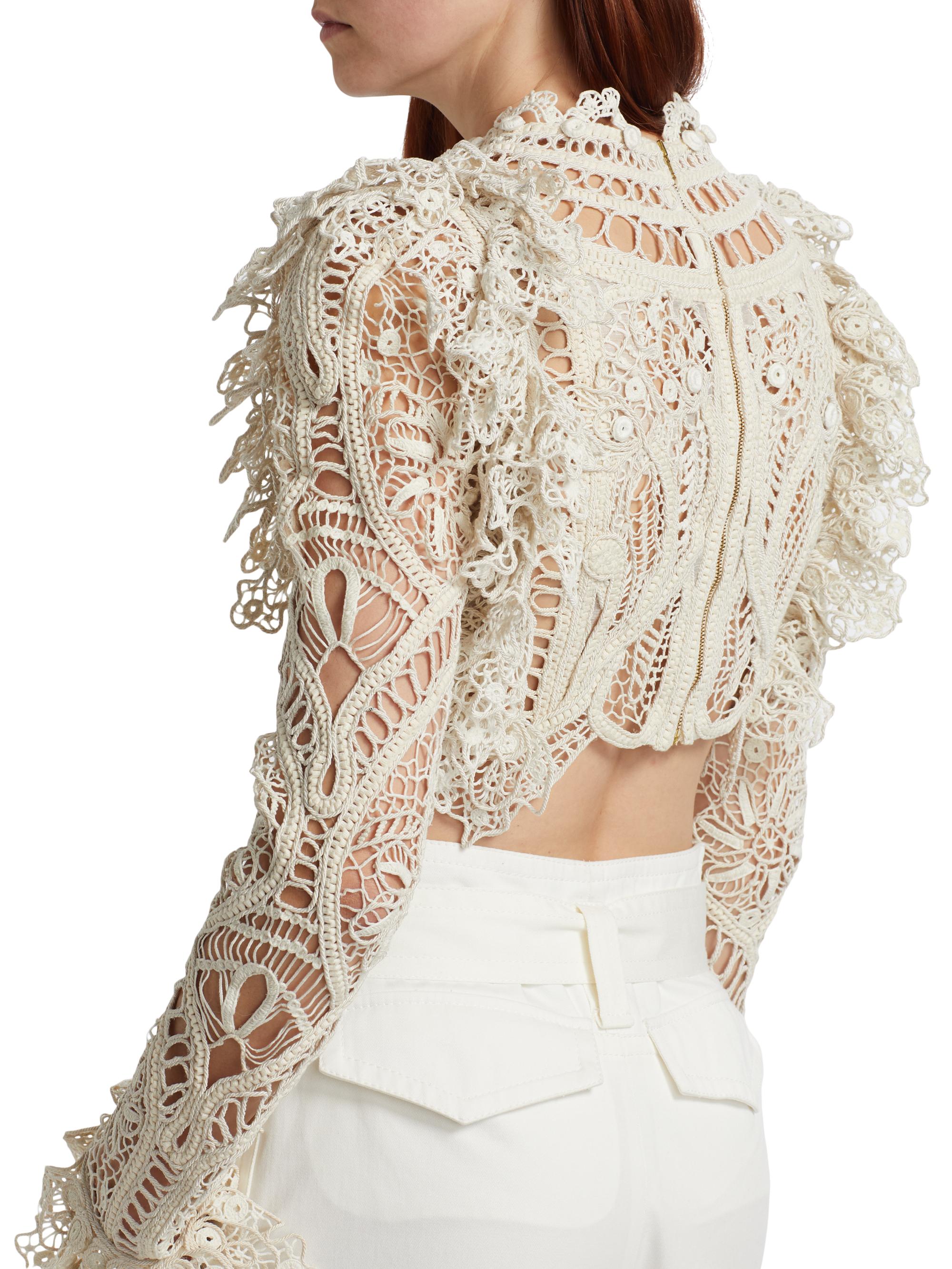 Zimmermann Illuminate Cornelli Lace Top | Saks Fifth Avenue