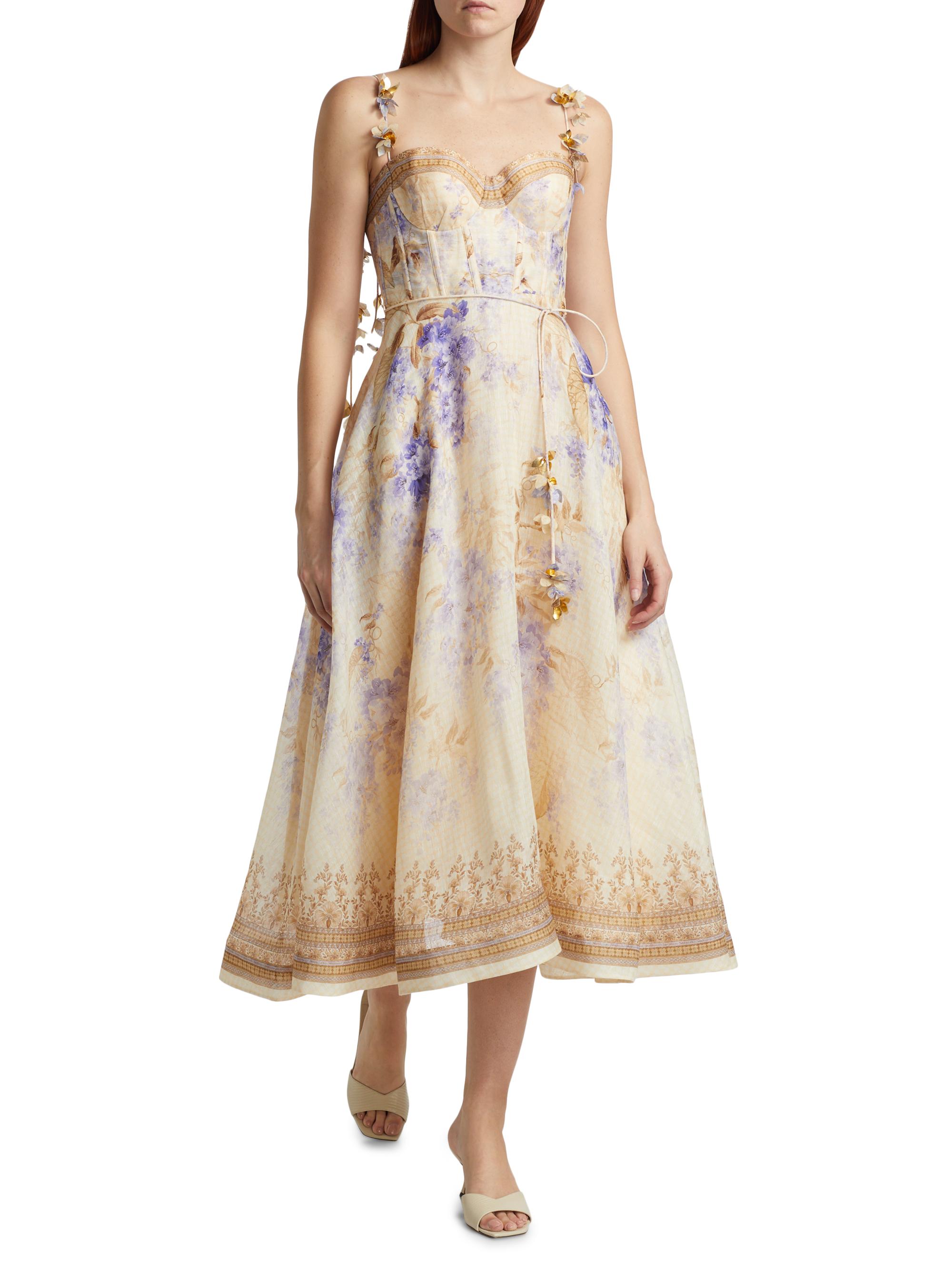 Picnic Floral Midi-Dress