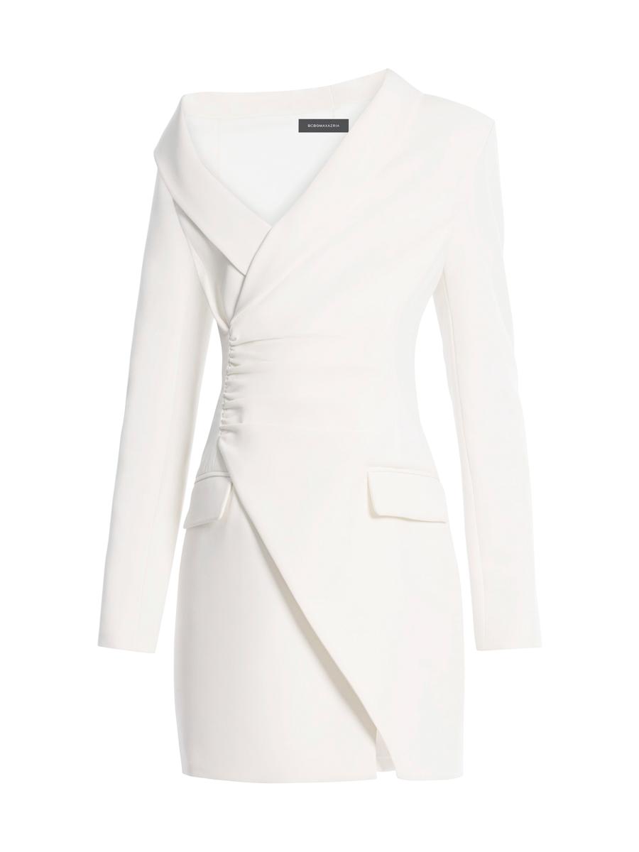 BCBGMAXAZRIA Asymmetrical Blazer Dress | Saks Fifth Avenue