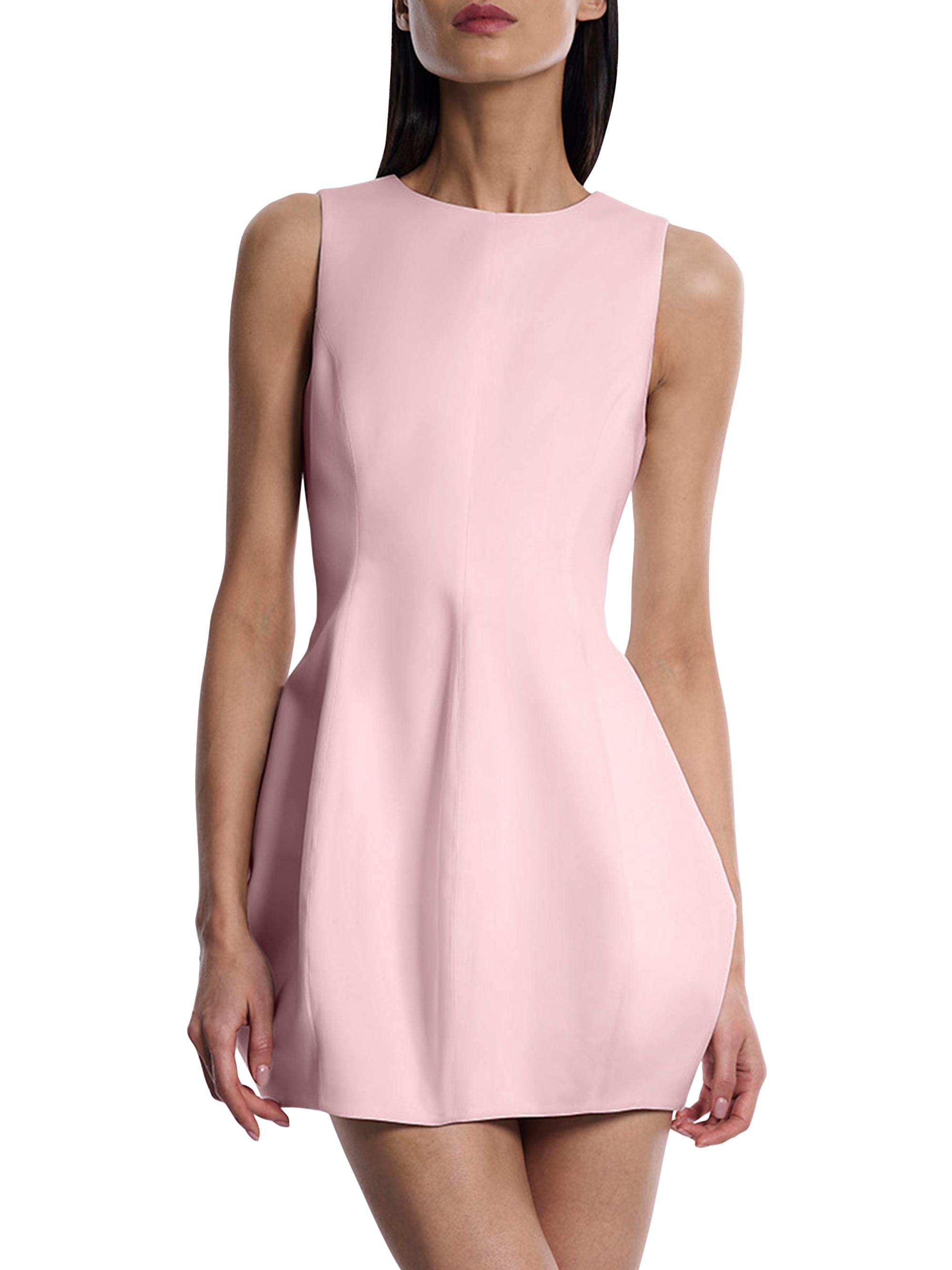 BCBGMAXAZRIA Women's Structured Bubble Minidress - Pink Blush | Thumbnail 3