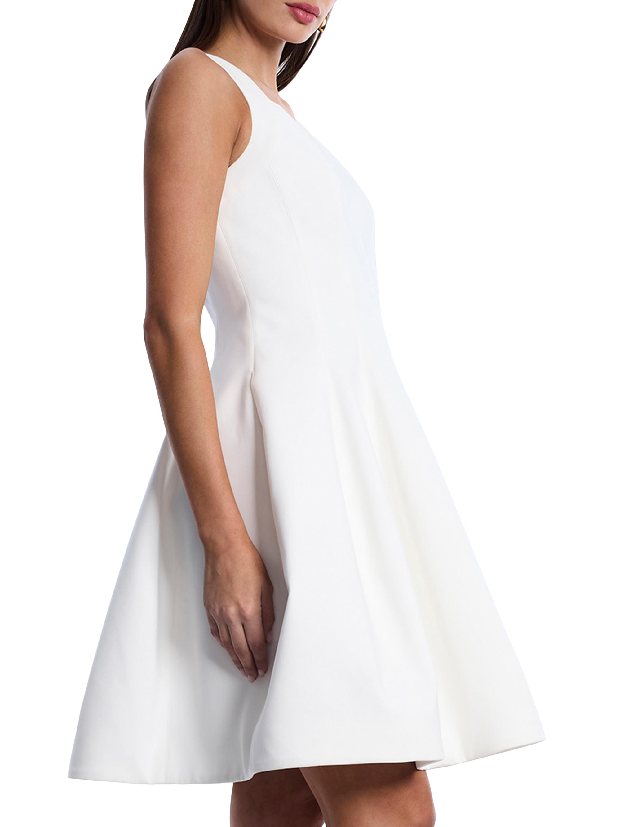 knee length tulip dress Screen Printed Knee-Length Shift Dress 'Tulip Gala'