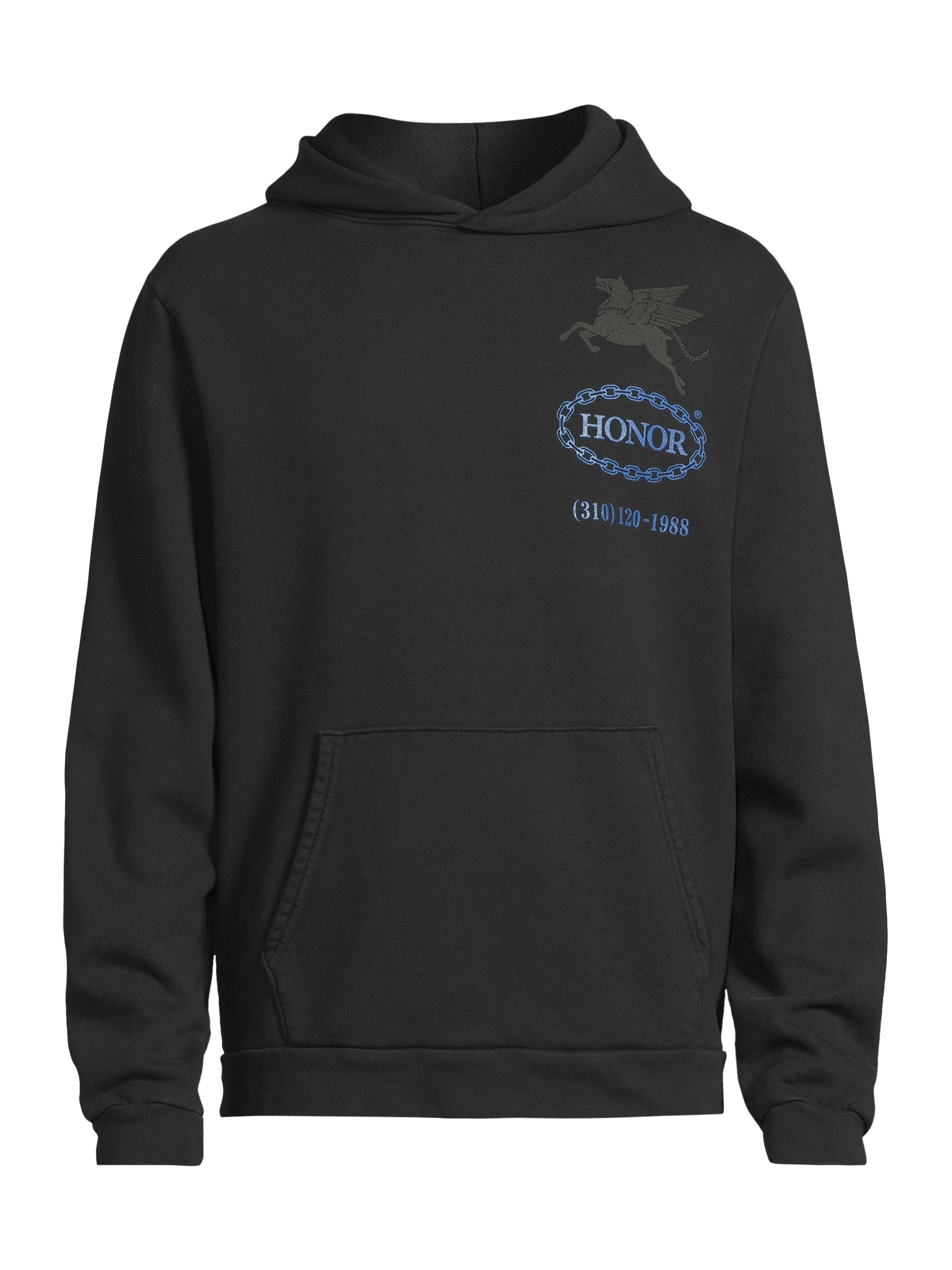 Honor The Gift Men's Hellhound Towing Hoodie - Black