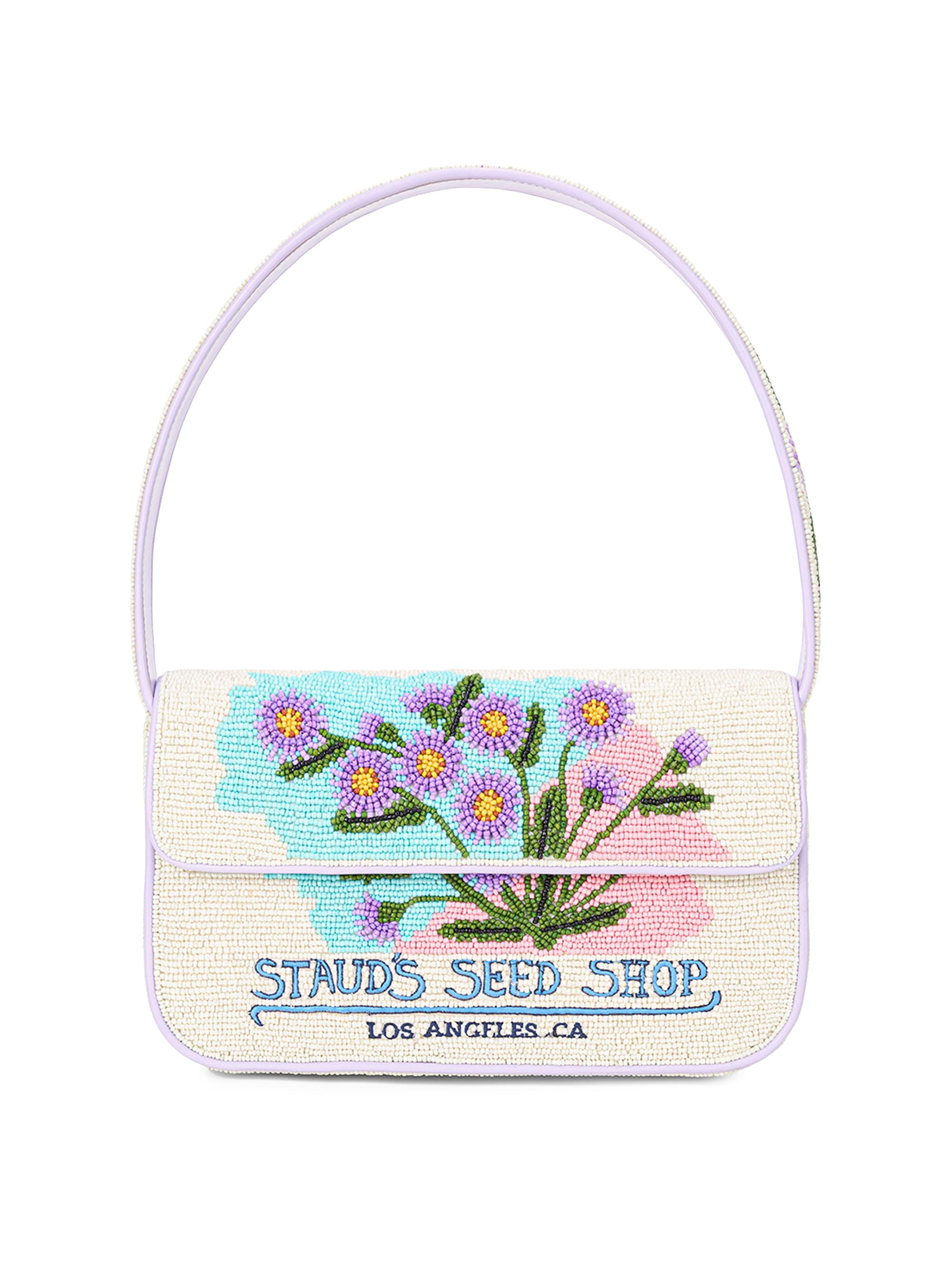 Staud Women's Tommy Beaded Shoulder Bag - California Aster