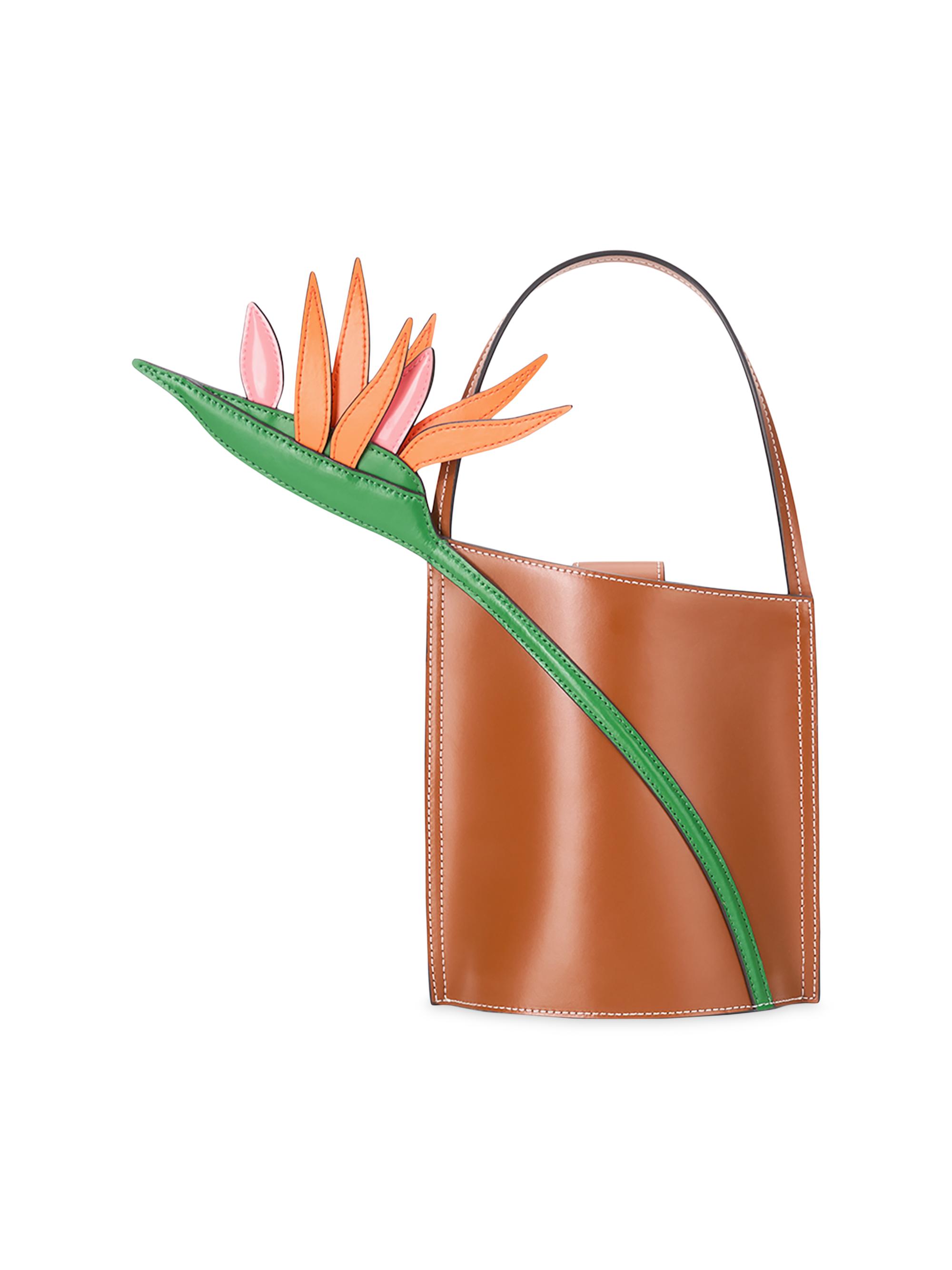 Staud Women's Bird Of Paradise Leather Bucket Bag - Tan
