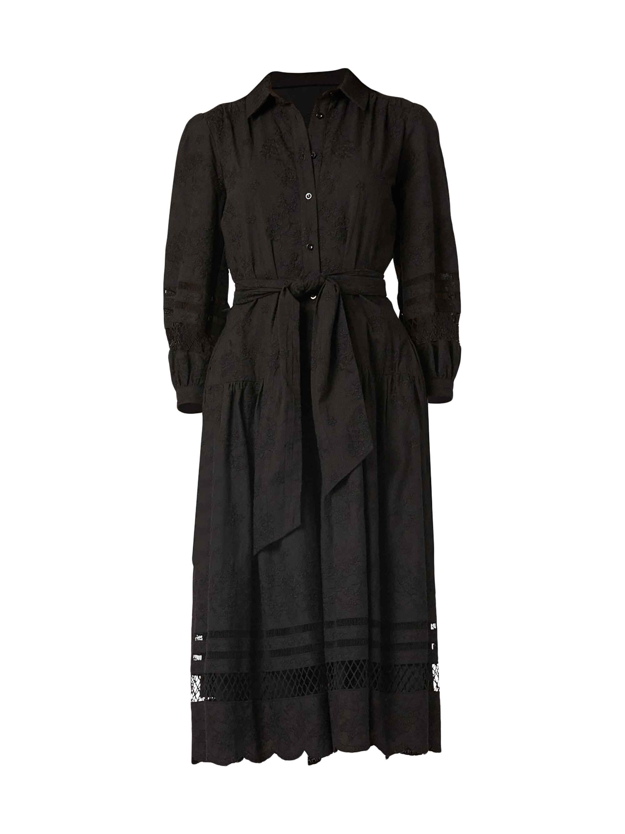 SIMKHAI Jazz Pintuck Poplin Midi-Dress | Saks Fifth Avenue