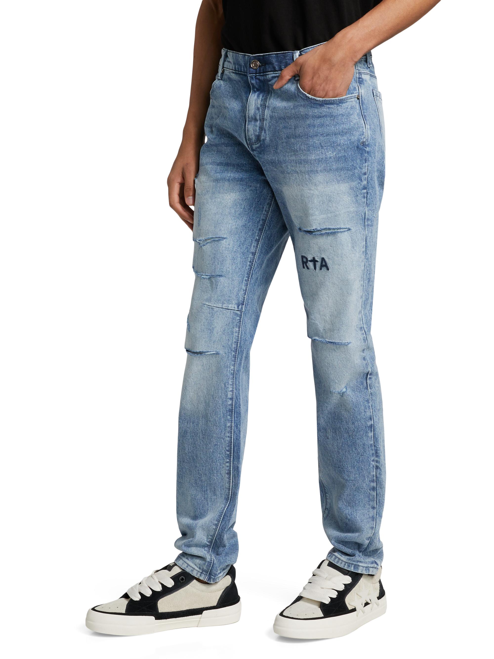 新品30in RTA スキニー デニム ジーンズ RTA Bryant Distressed Skinny Jeans | Saks Fifth Avenue