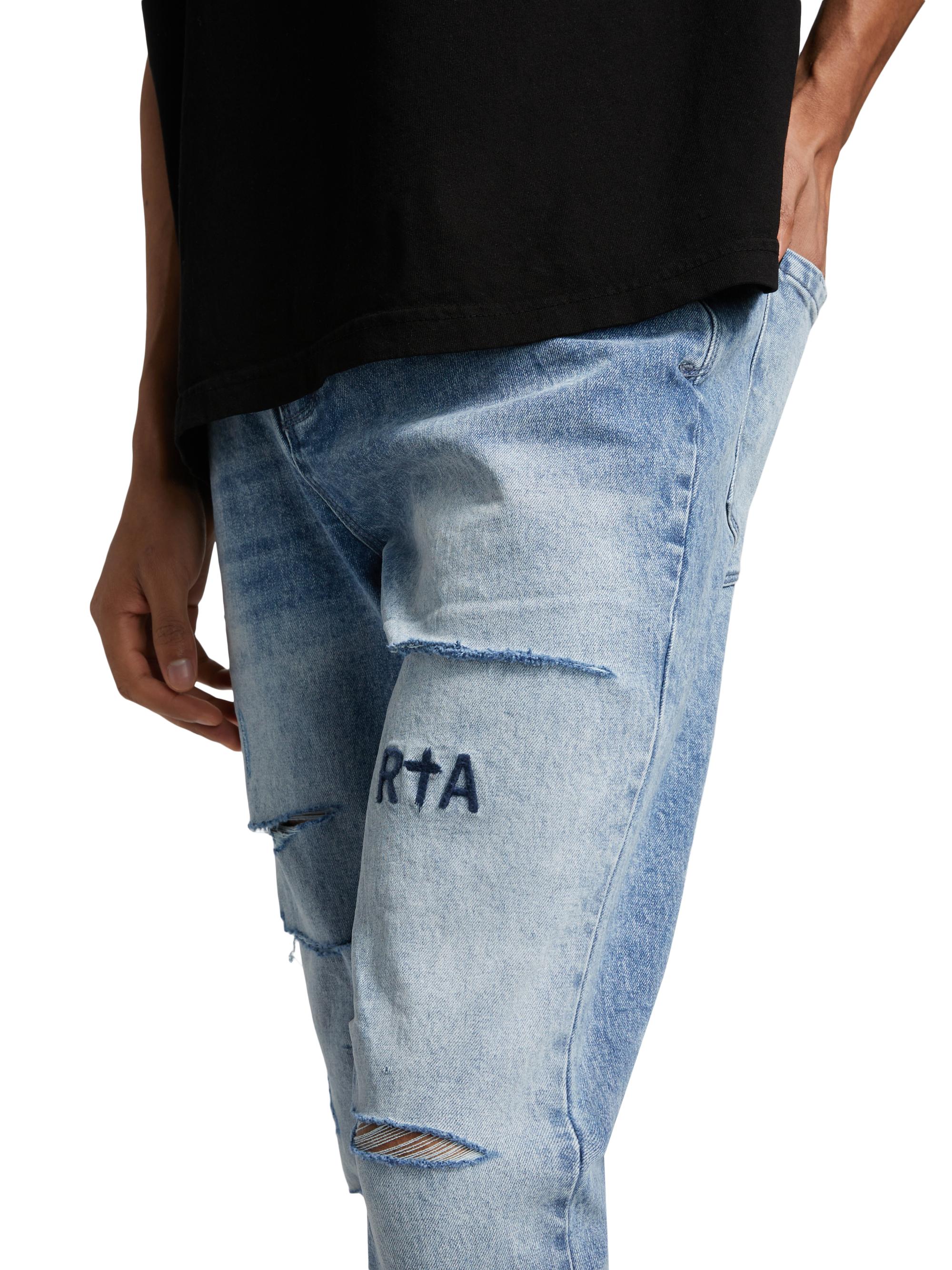 RTA Bryant Distressed Skinny Jeans | Saks Fifth Avenue