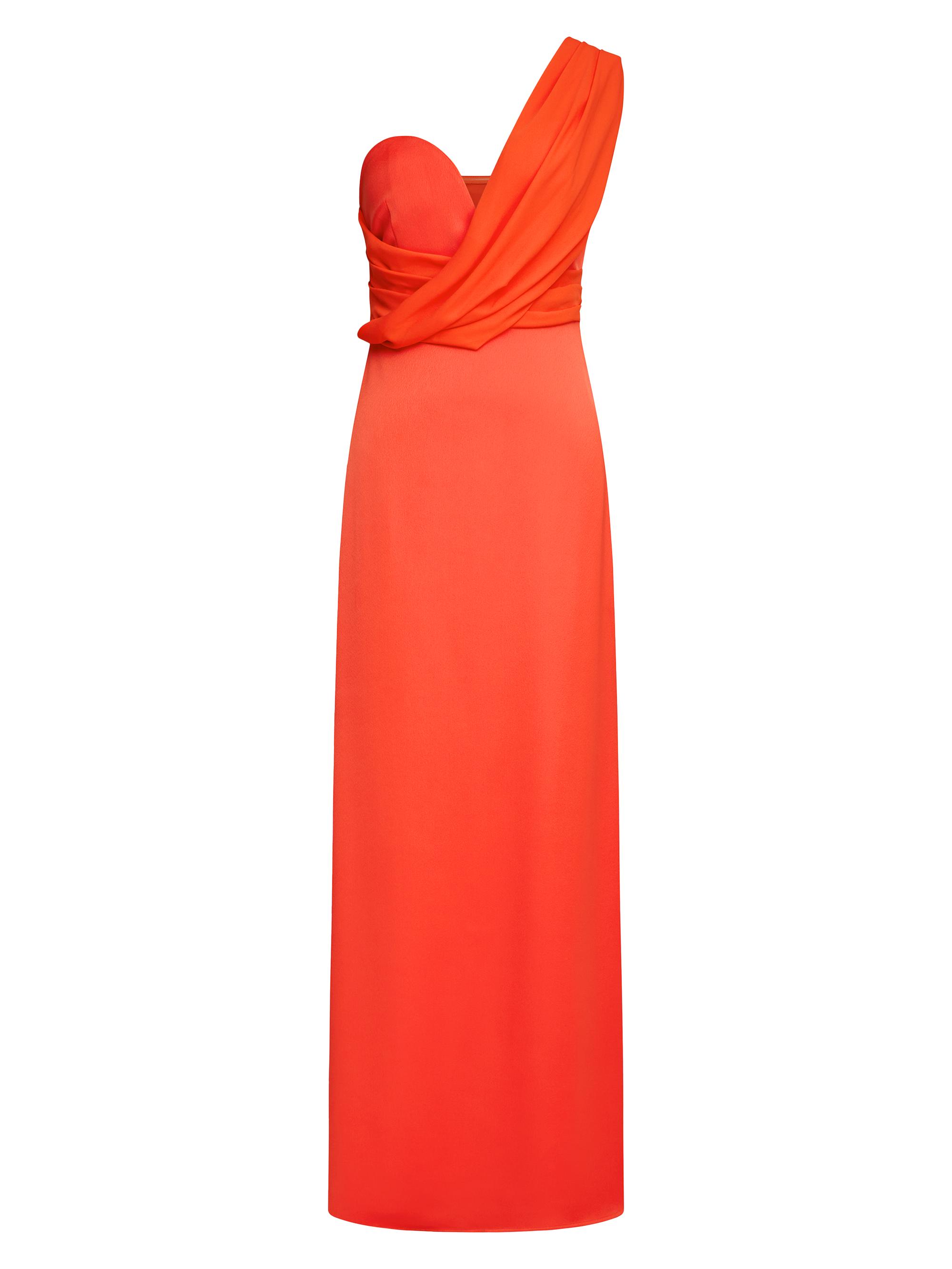 Halston Roselle Crepe One-Shoulder Gown | Saks Fifth Avenue
