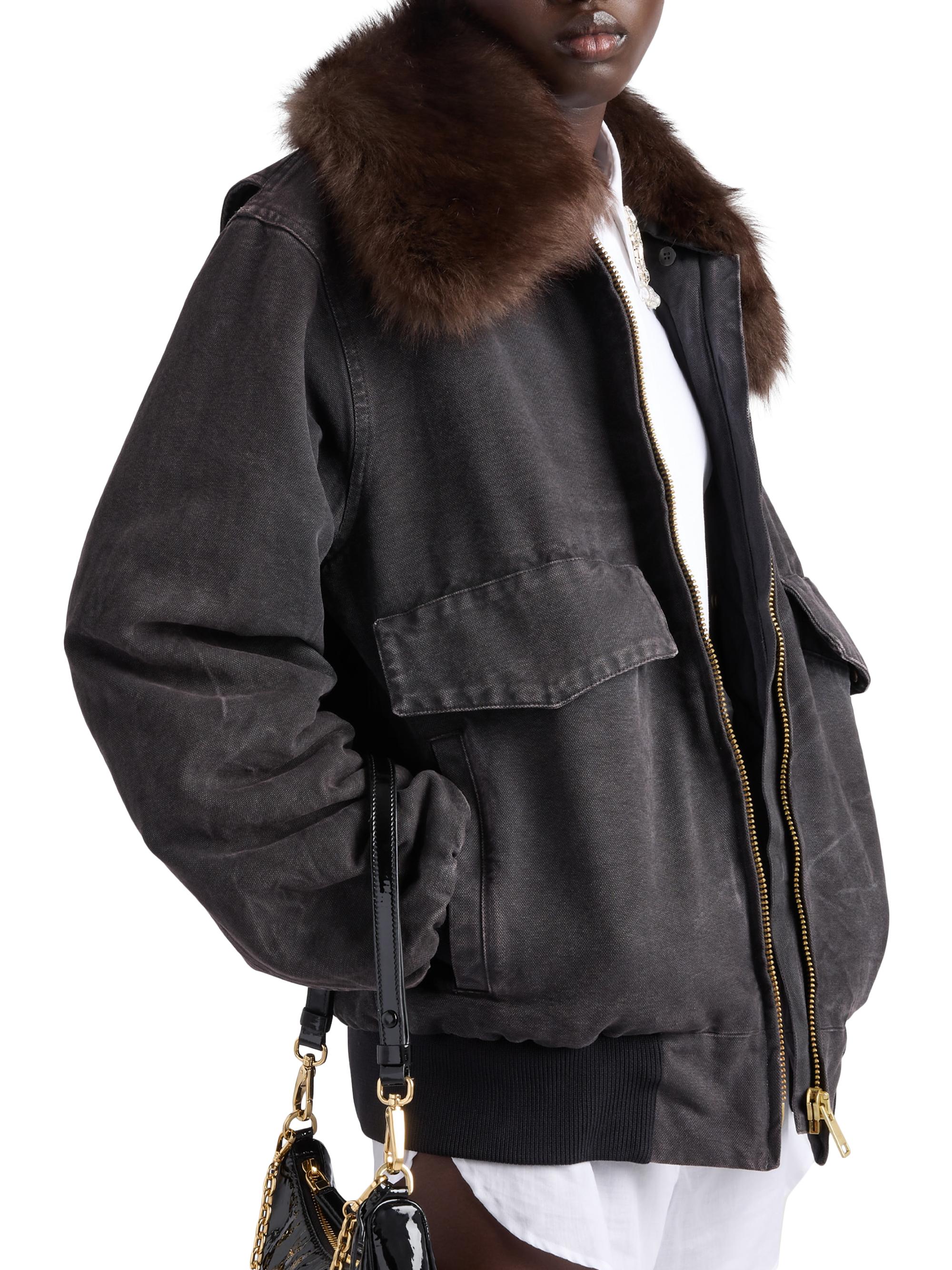 Prada Canvas Blouson Jacket | Saks Fifth Avenue