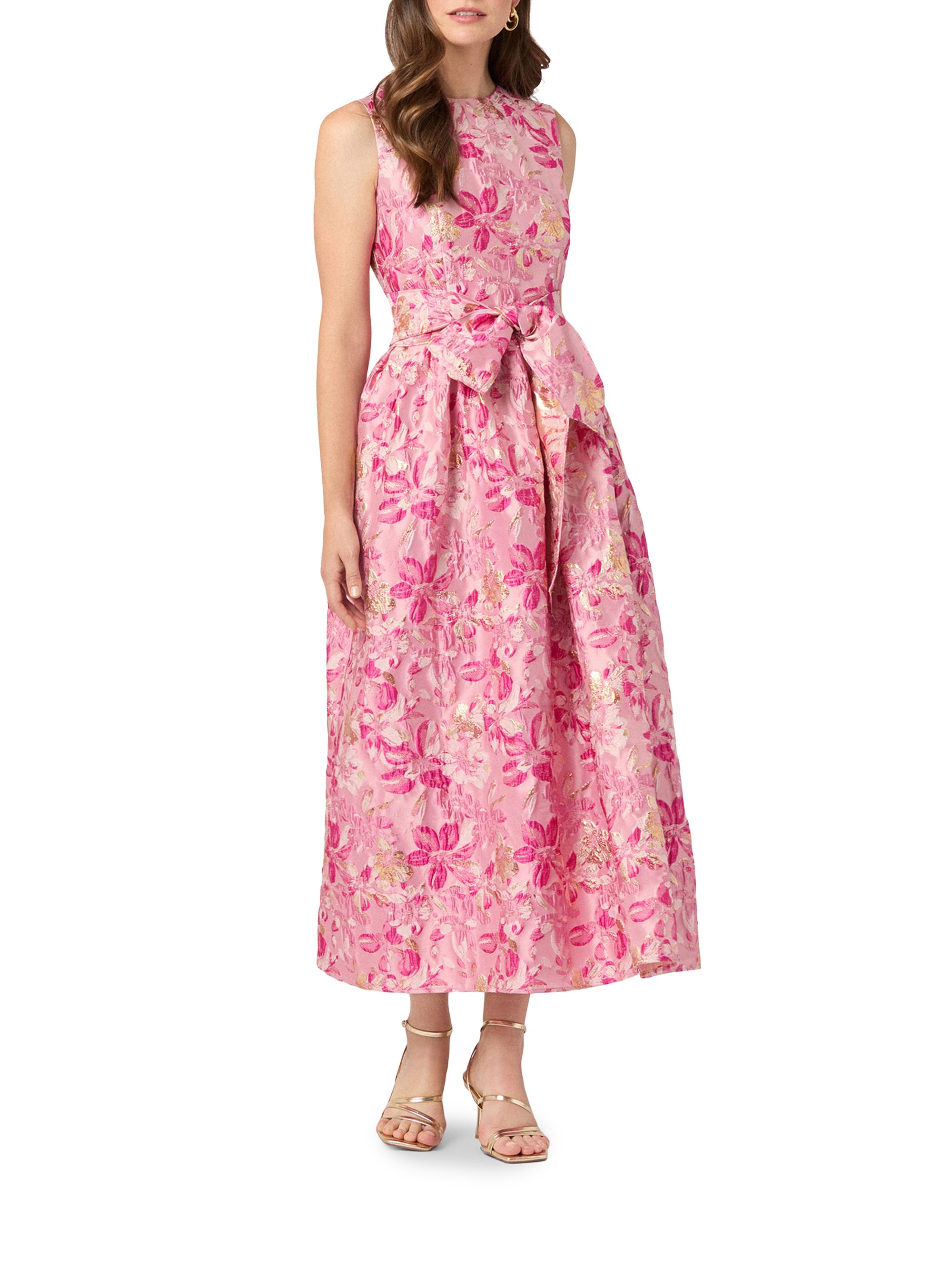 knee length dresses for ladies Sierra Walnut Brown Midi Dress main image 0