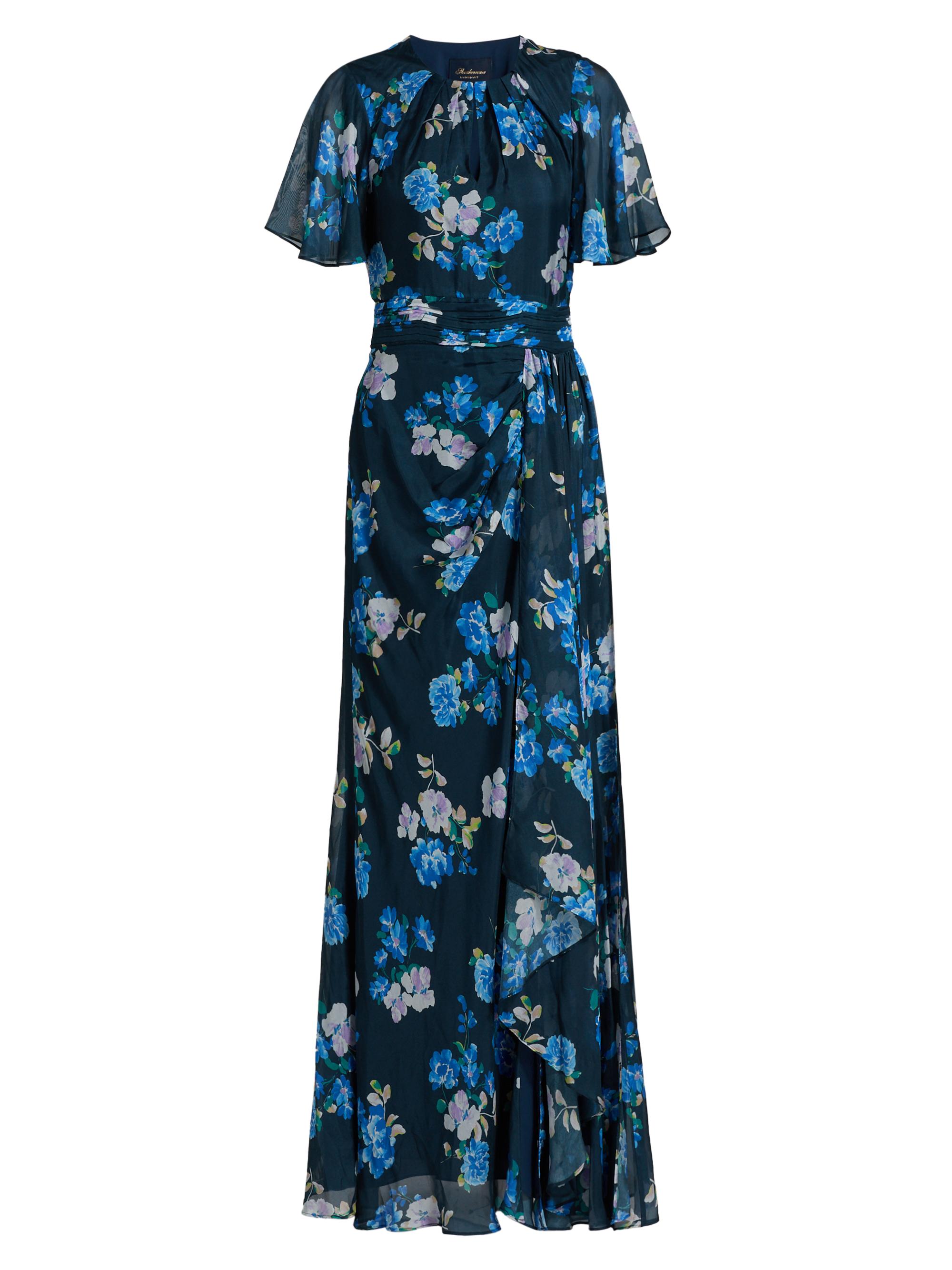 Shoshanna Bryson Floral V-Neck Midi-Dress | Saks Fifth Avenue