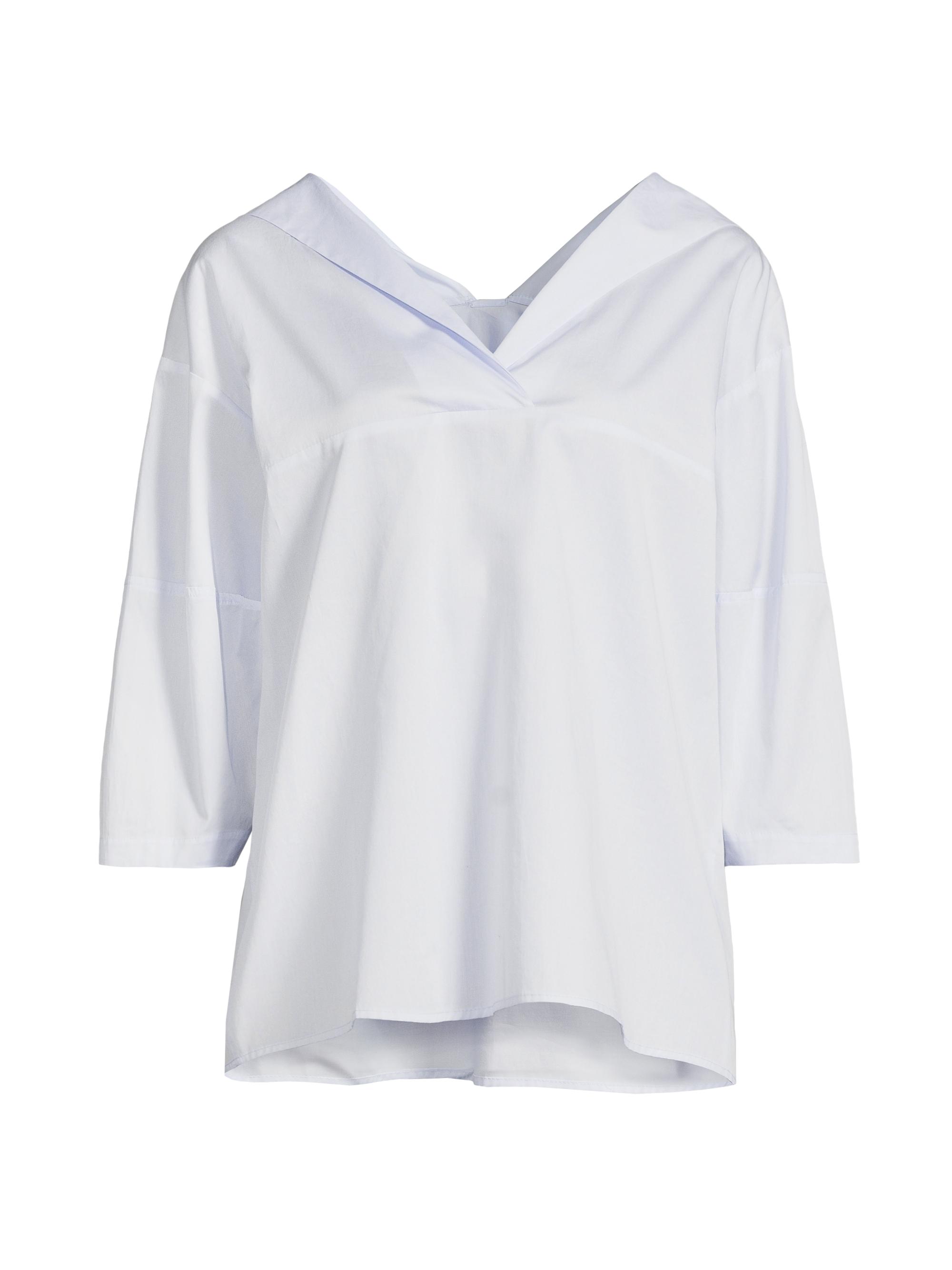 Harshman Women's Oriana Bow Blouse - Light Blue