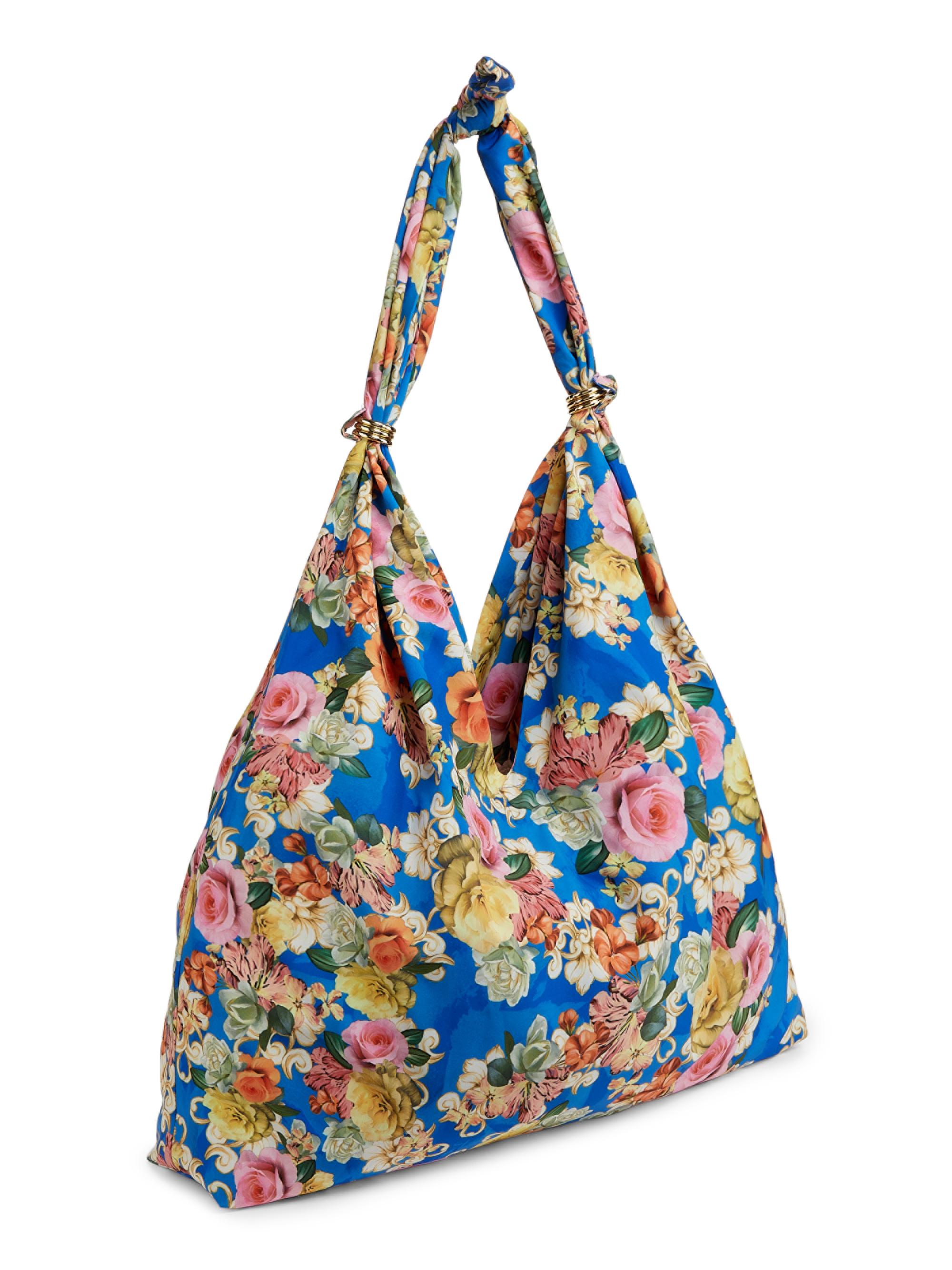 ?Johnny Was Floral Pink Women\'s Bag No Blank Johnny Was Paula Floral Ring Beach Bag | Saks Fifth Avenue main image 3