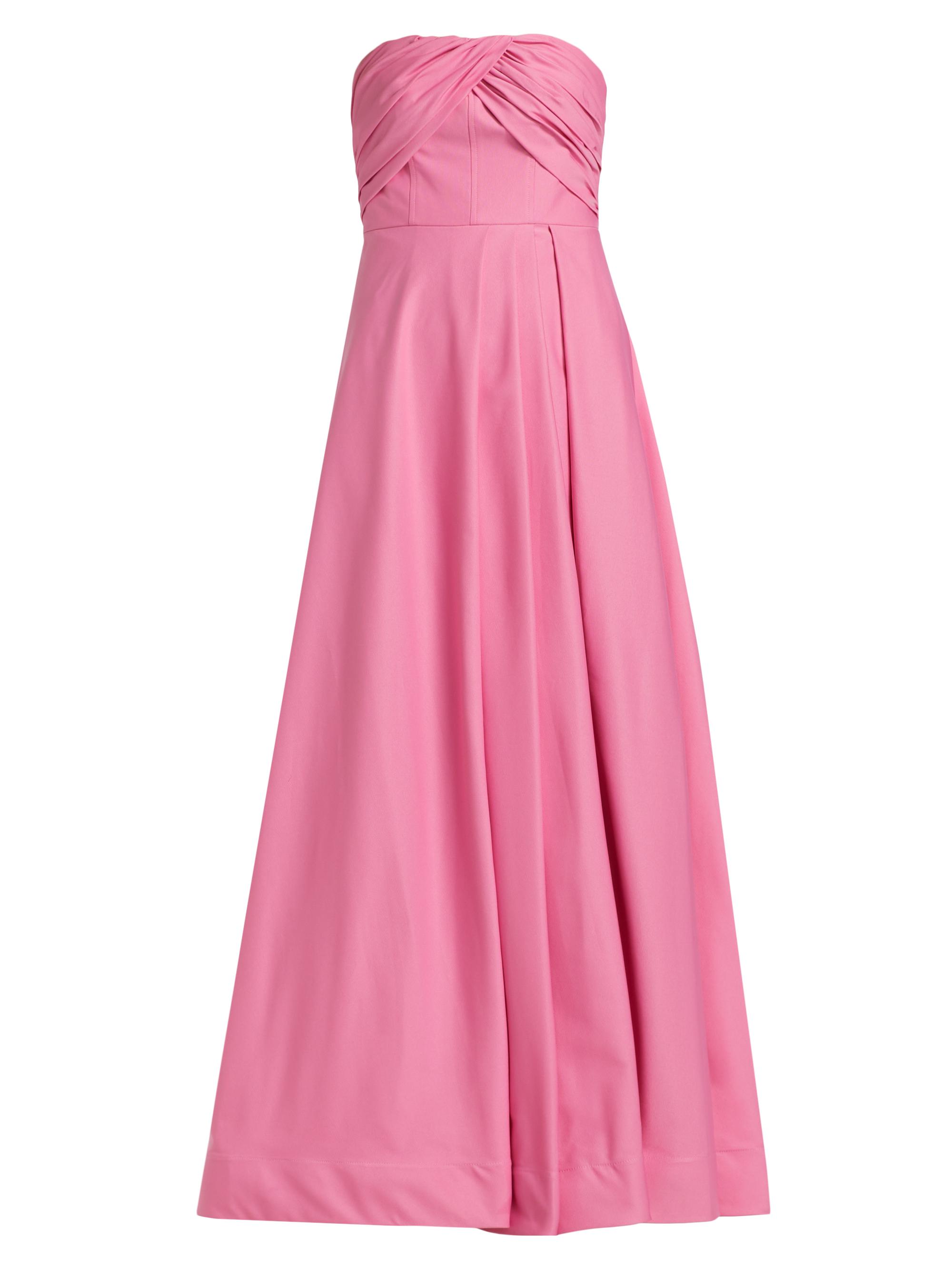 As It May Women's Alma Faille Sateen Strapless Corset Gown - Orchid