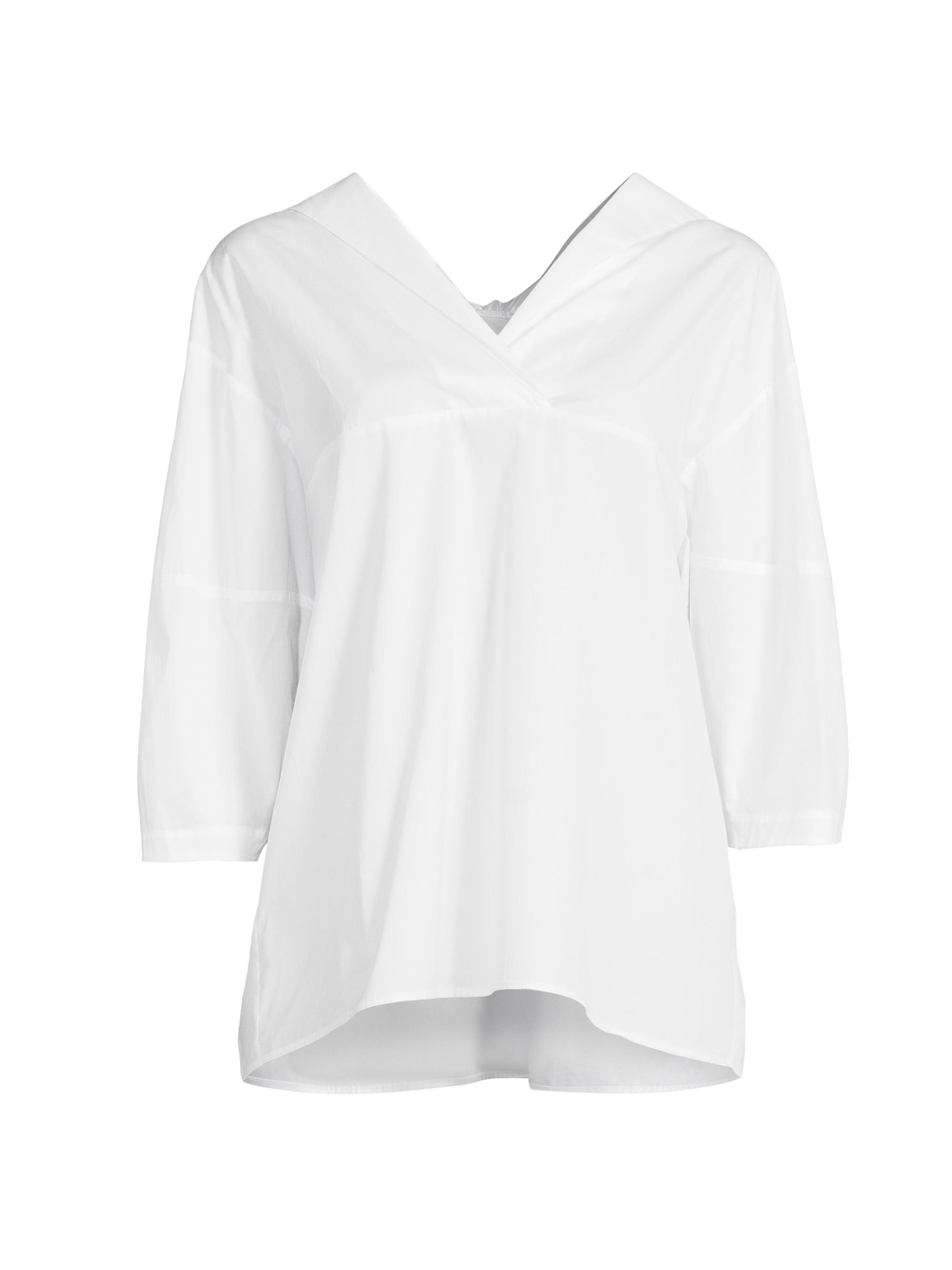 Harshman Women's Oriana Bow Blouse - White