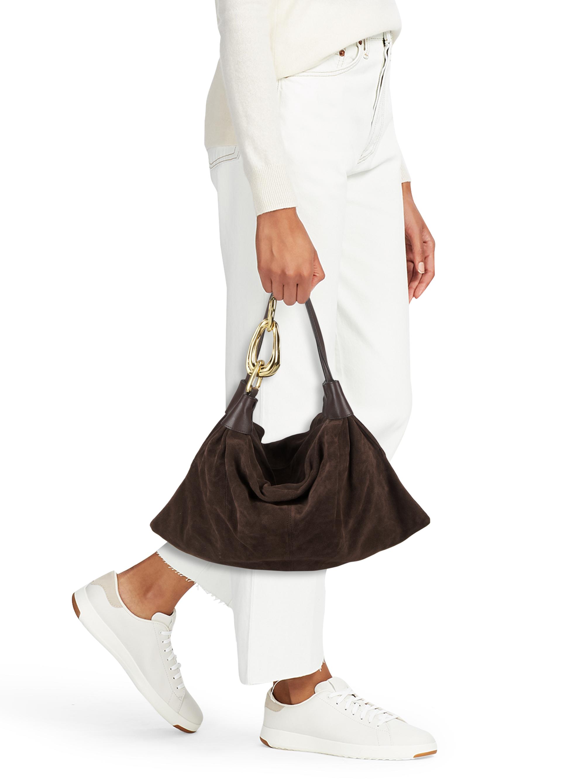 Zimmermann Small Trampoline Suede Hobo Bag | Saks Fifth Avenue