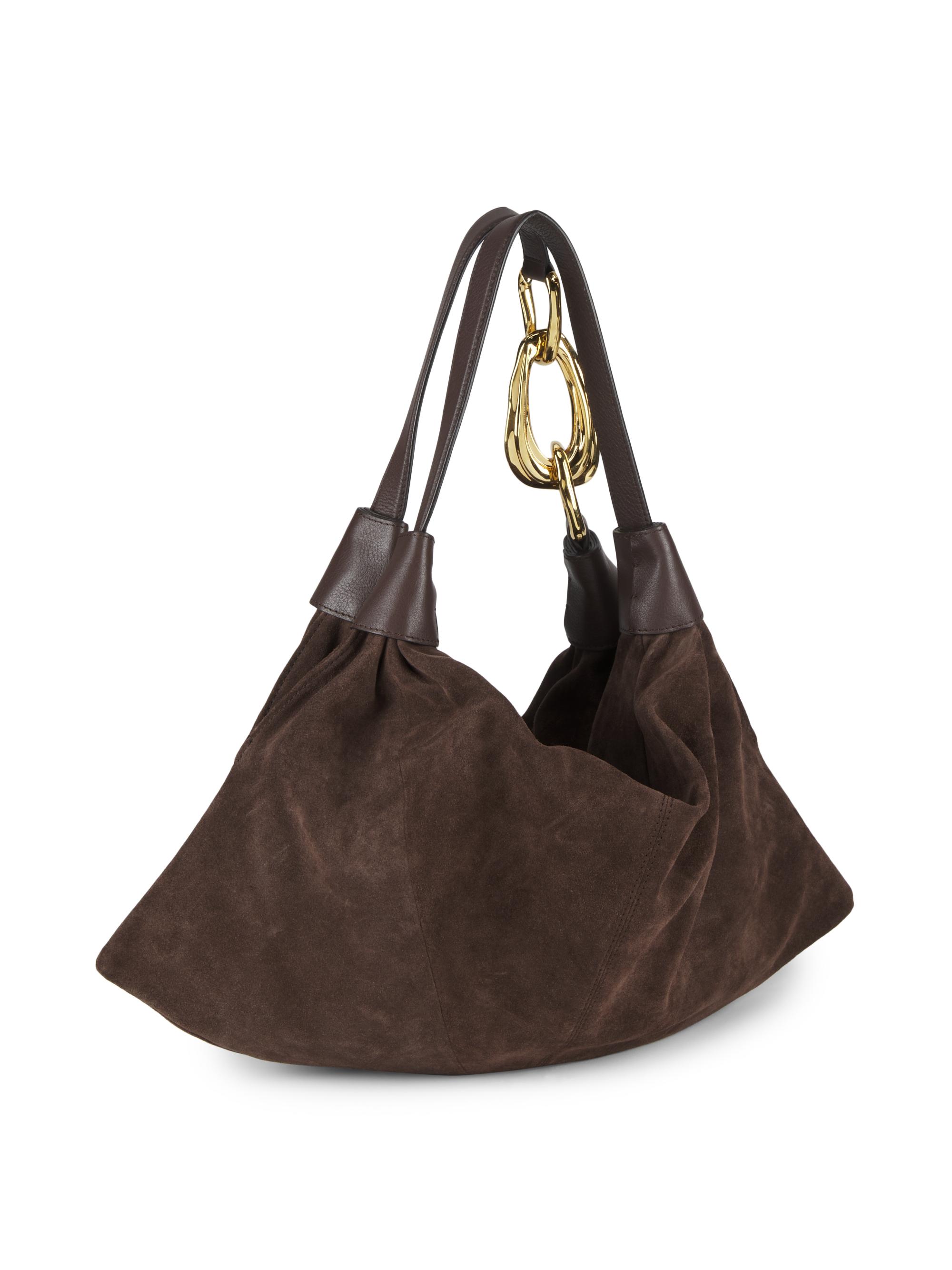 Zimmermann Small Trampoline Suede Hobo Bag | Saks Fifth Avenue