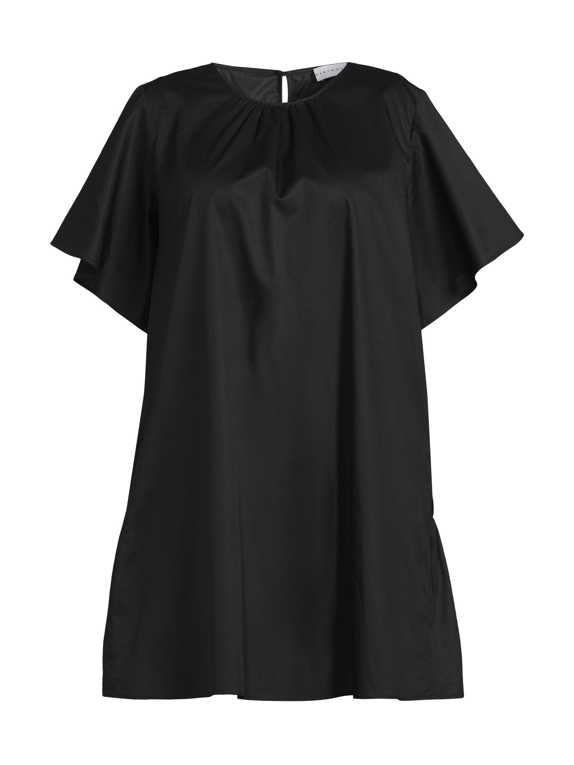 Harshman Women's Plus Agata Cotton Dress - Black
