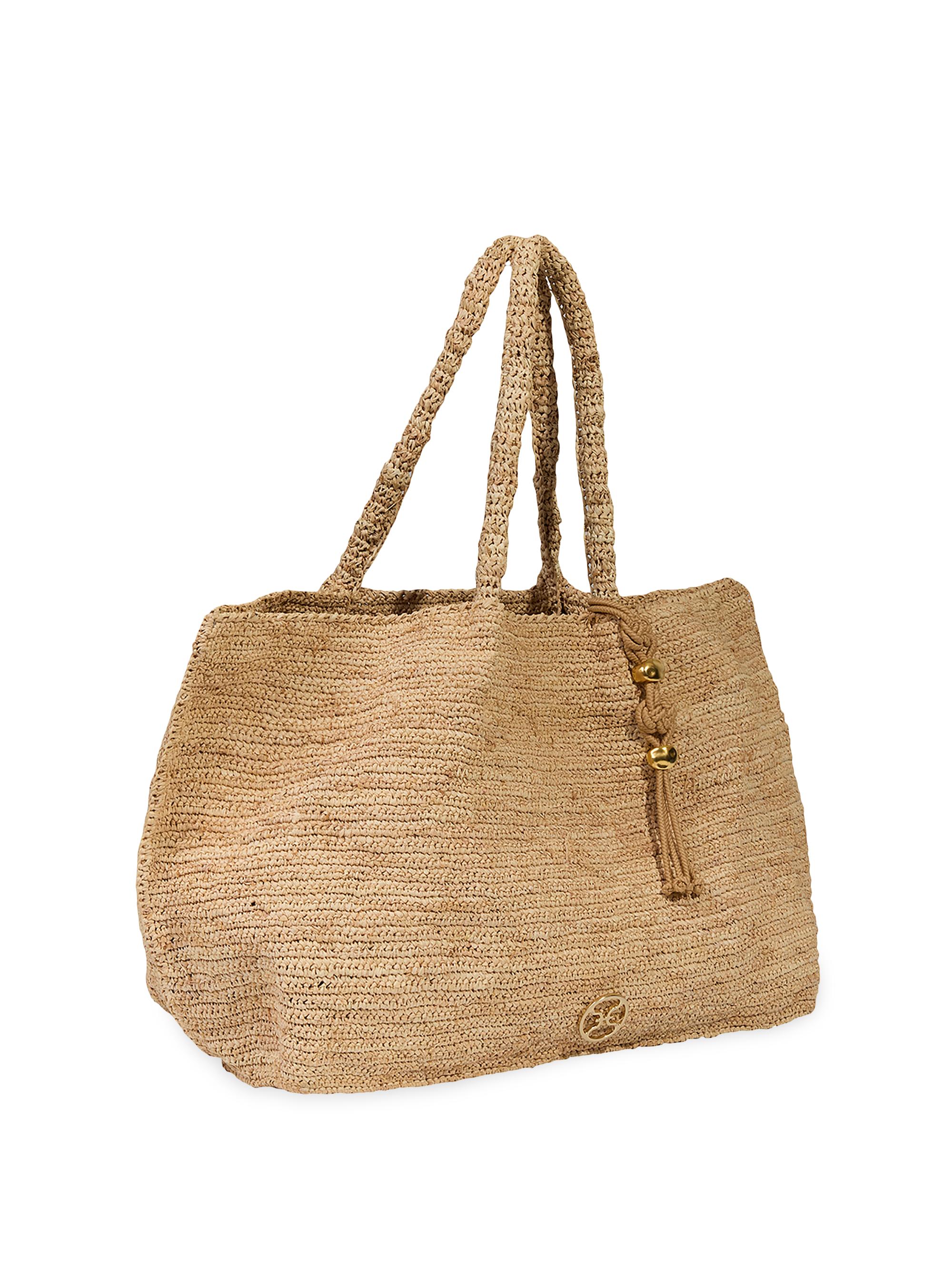 ViX by Paula Hermanny Women's Straw Tassel-Accent Beach Bag - Natural
