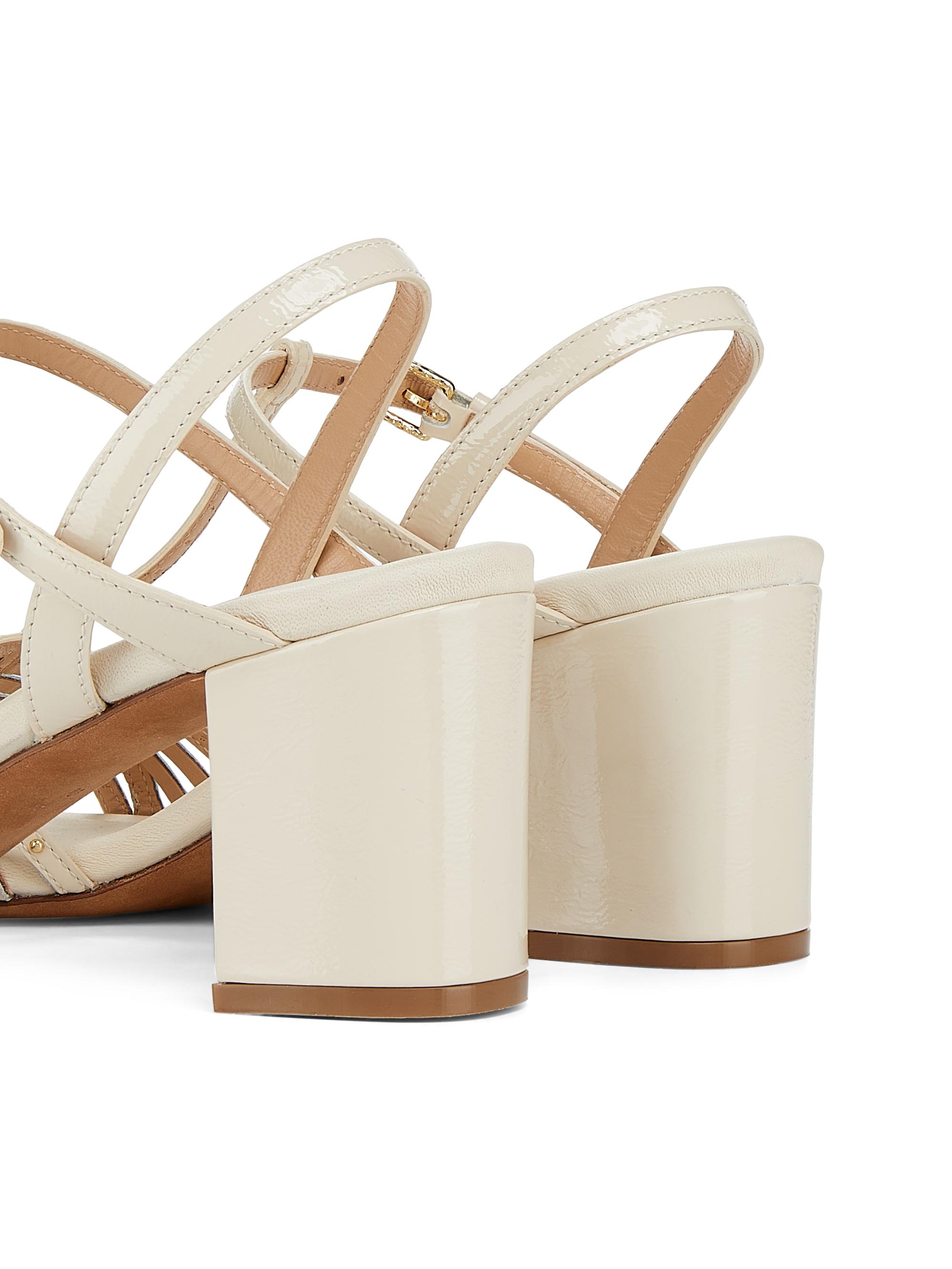 Ulla Johnson Nina Mid Heel 70MM Studded Leather Sandals