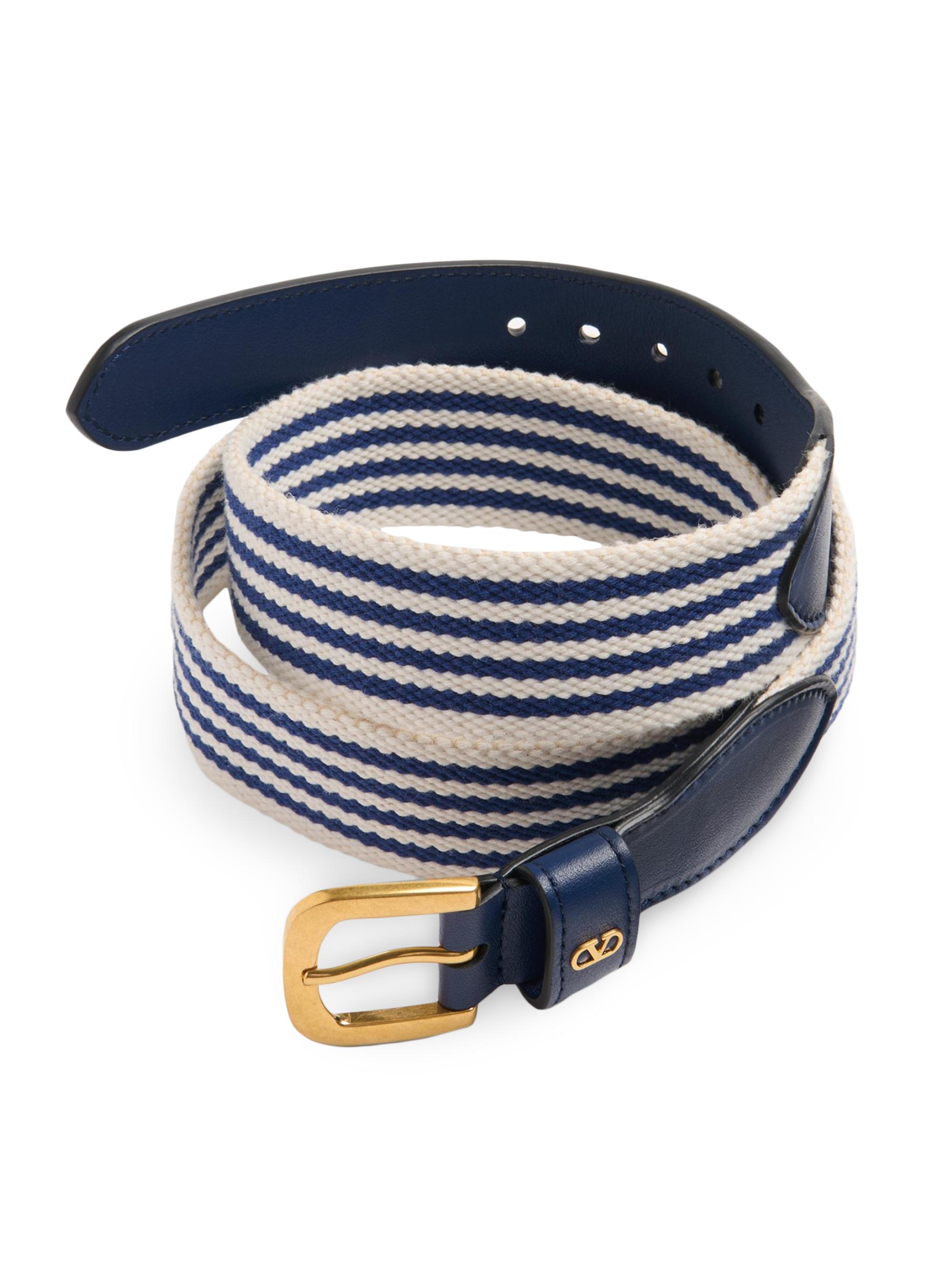 Valentino Garavani VLogo Signature Belt in Ribbon and 