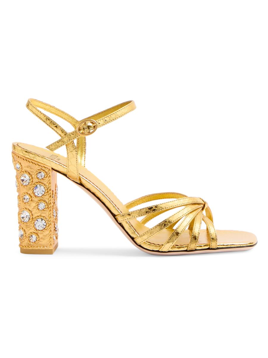 Valentino Garavani Preshoes Sandals in Laminated Ayers with