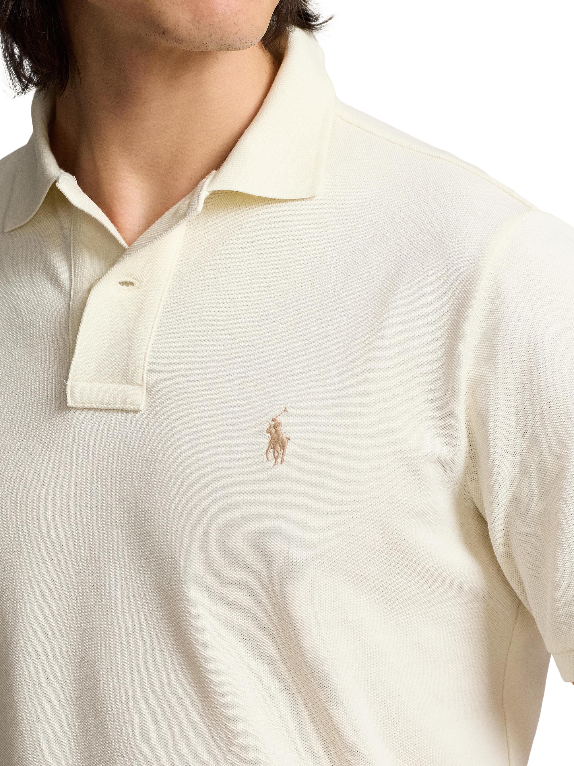 Polo Ralph Lauren Logo Cotton Mesh Polo Shirt | Saks Fifth Avenue