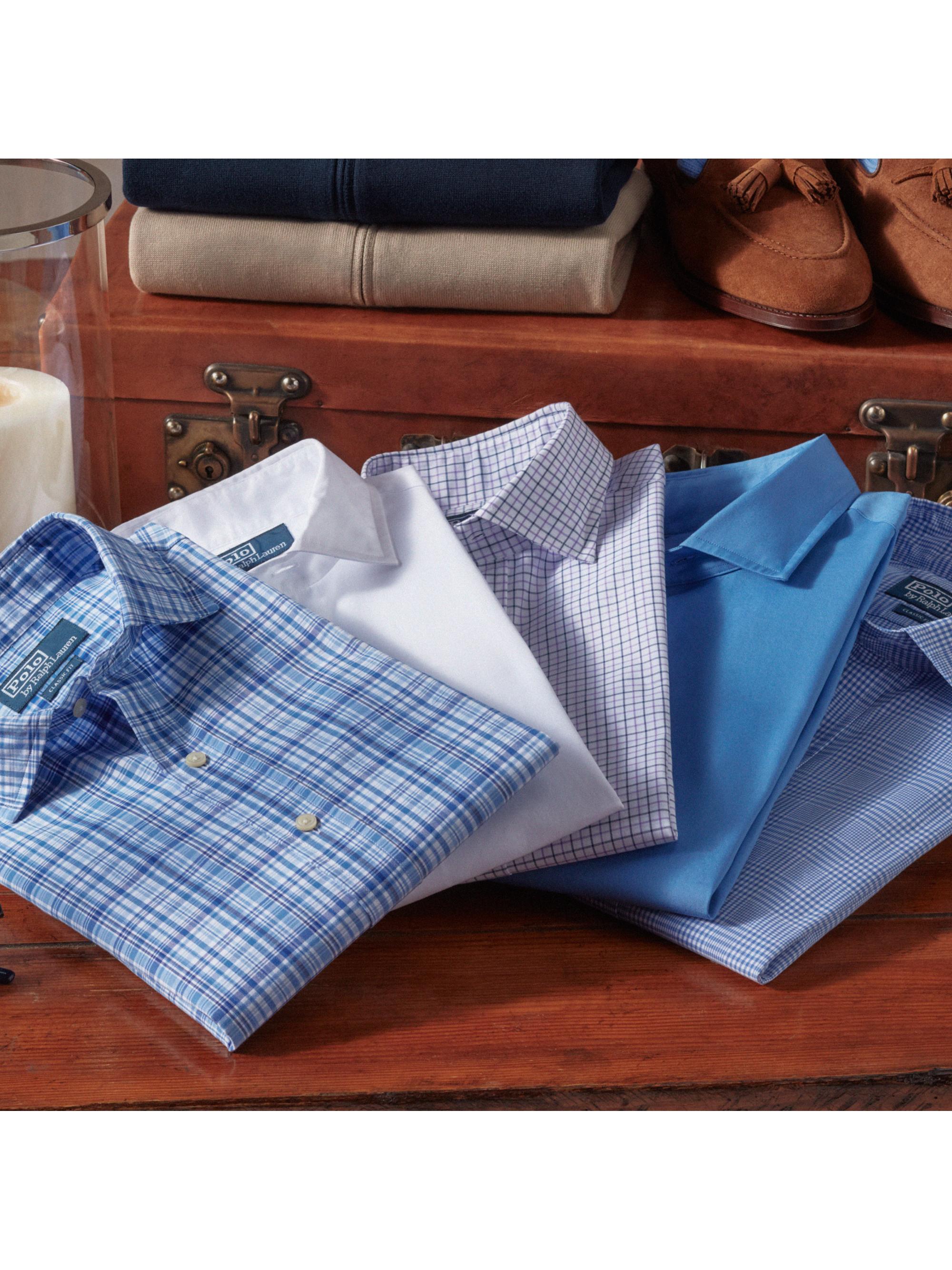 Polo Ralph Lauren Men's Classic Fit Poplin Button-Front Shirt - White
