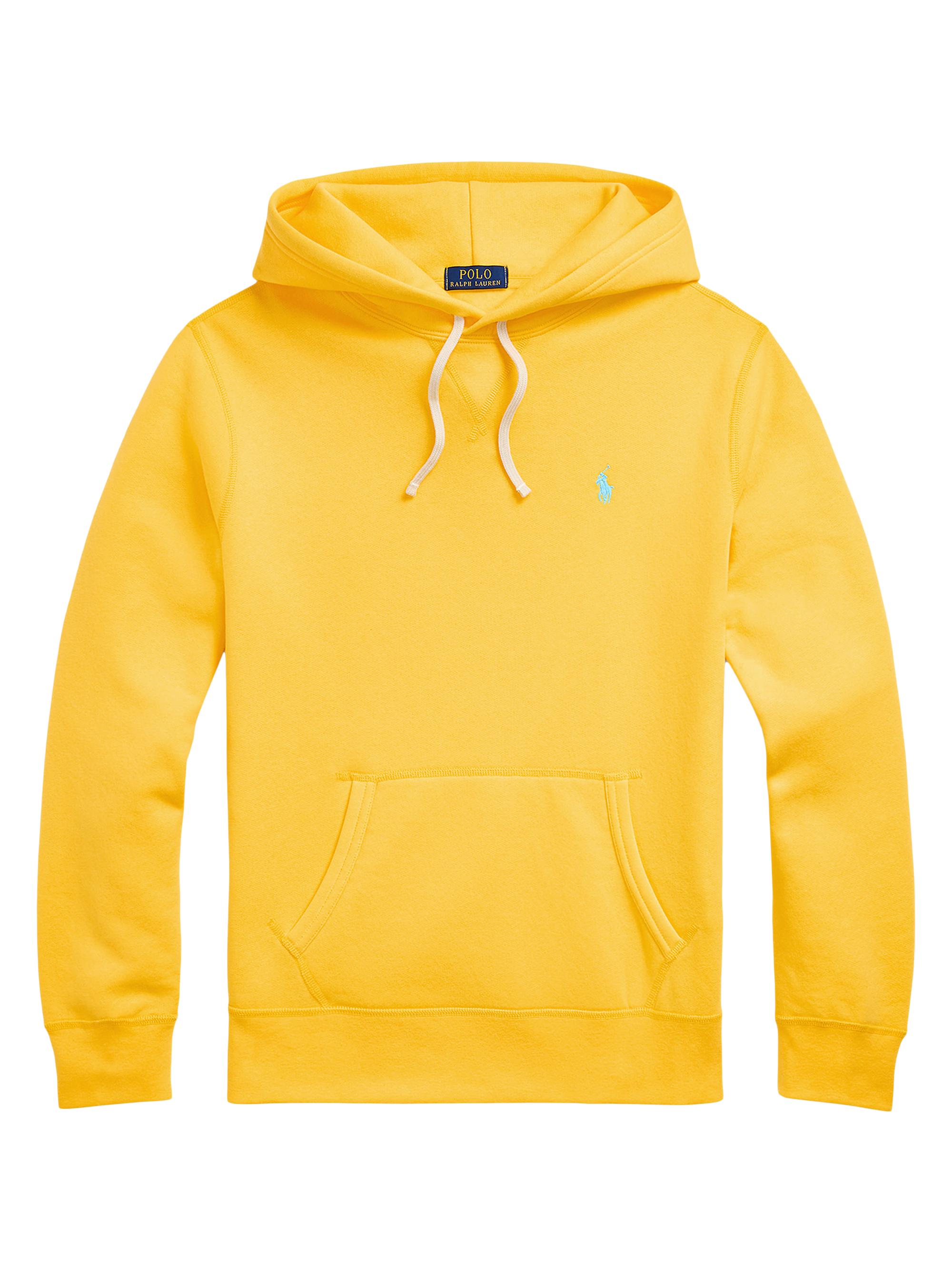 Polo Ralph Lauren Men's Logo Cotton-Blend Drawstring Hoodie - Sunfish Yellow
