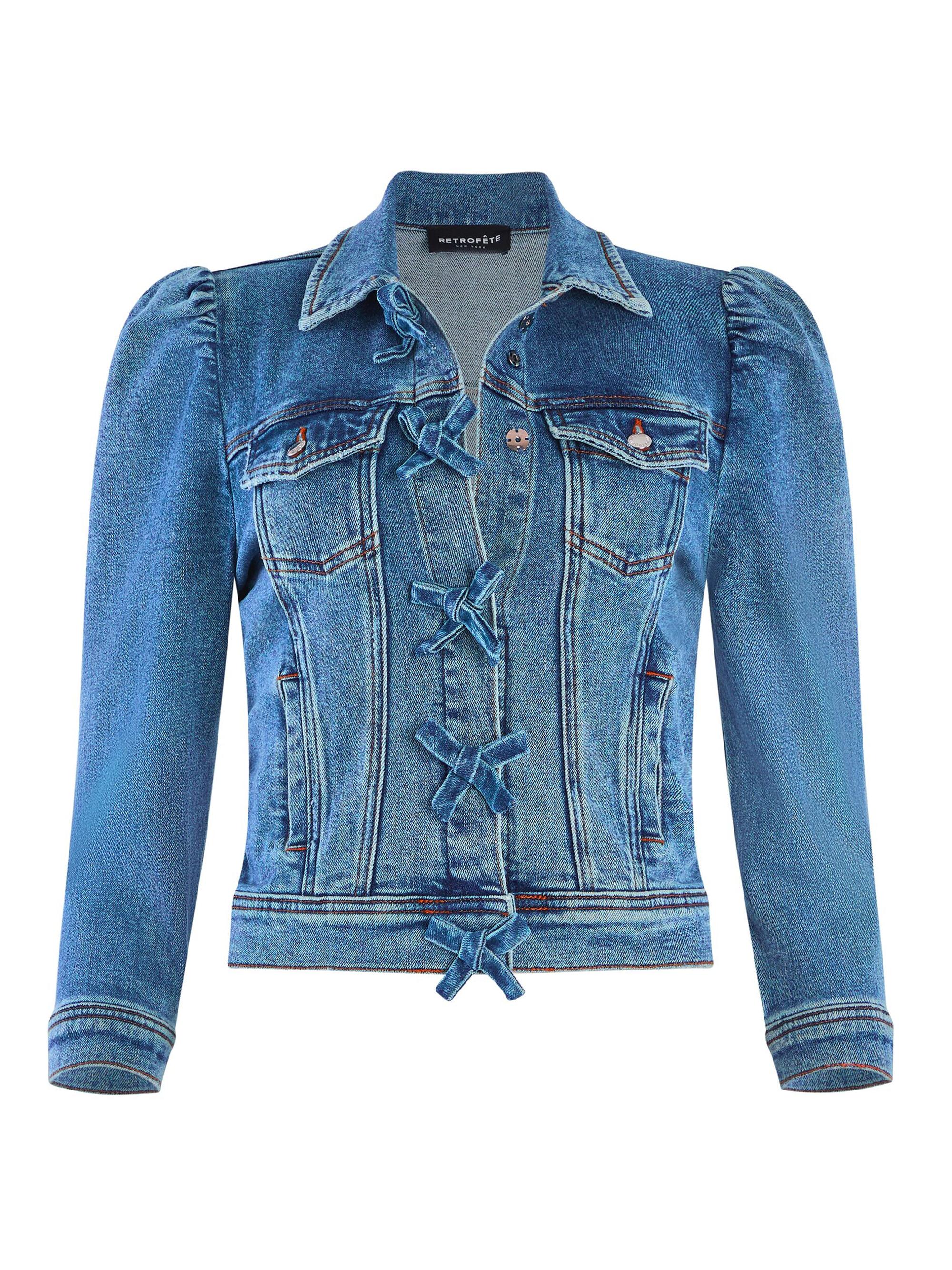 Retrofête Women's Mauve Denim Jacket - Oasis