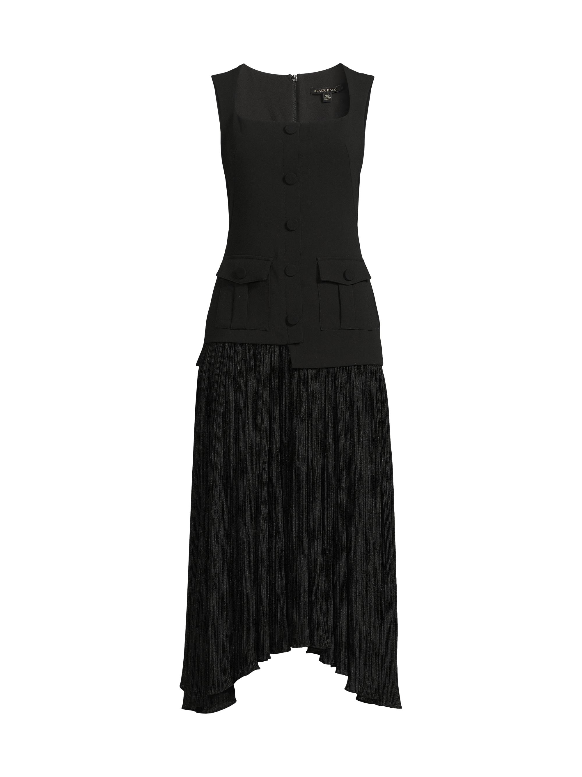knee length dresses for ladies Black Halo Women's Elara Corset Midi Dress - Brown main image 1