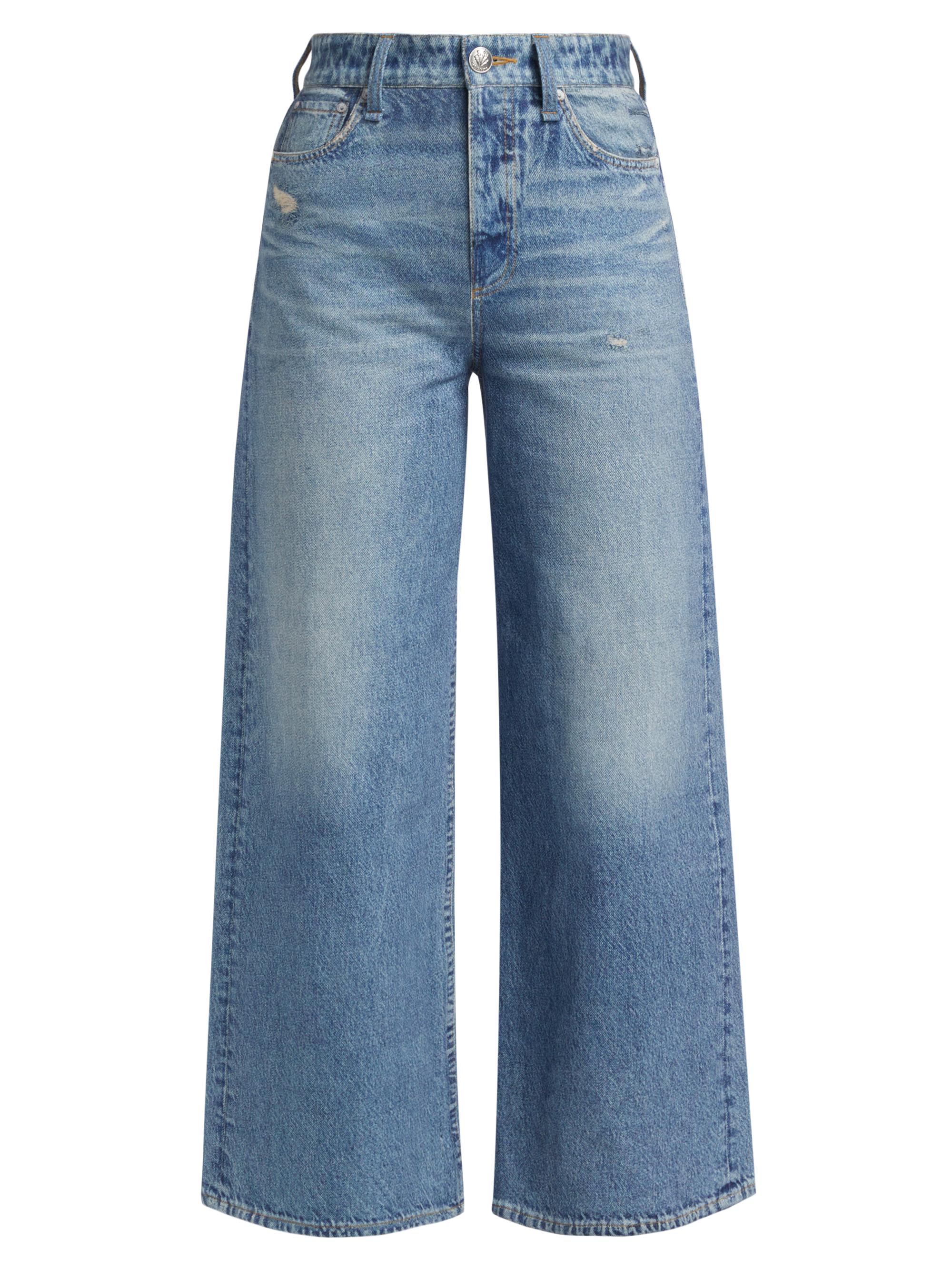 rag & bone Women's rb Miramar Sofie Ankle Wide-Leg Pants - Minetta