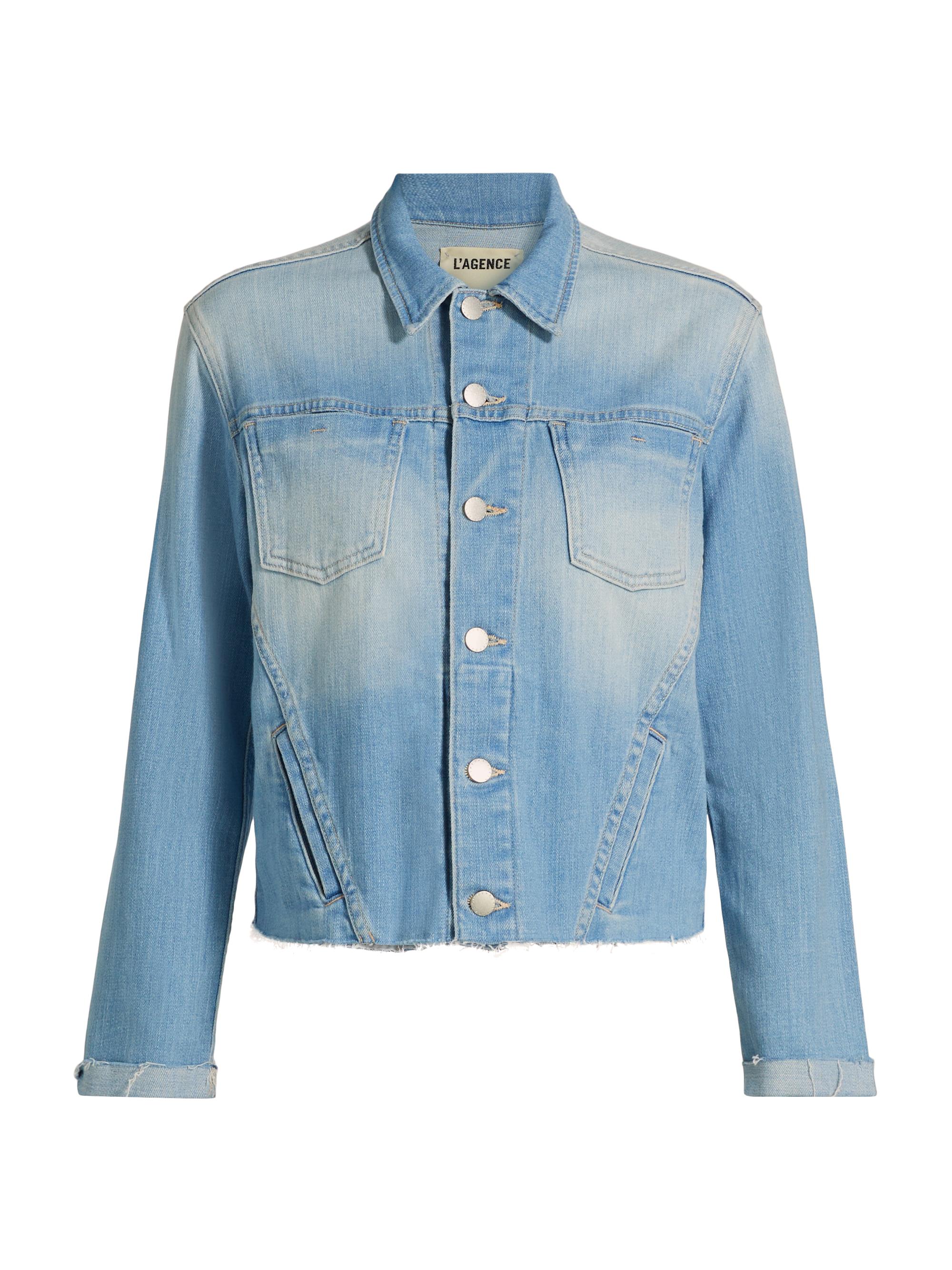 ジャケット・アウター CODA DESTROYED AGING OVERSIZED DENIM Frame Destroyed Vintage Denim Jacket | Saks Fifth Avenue