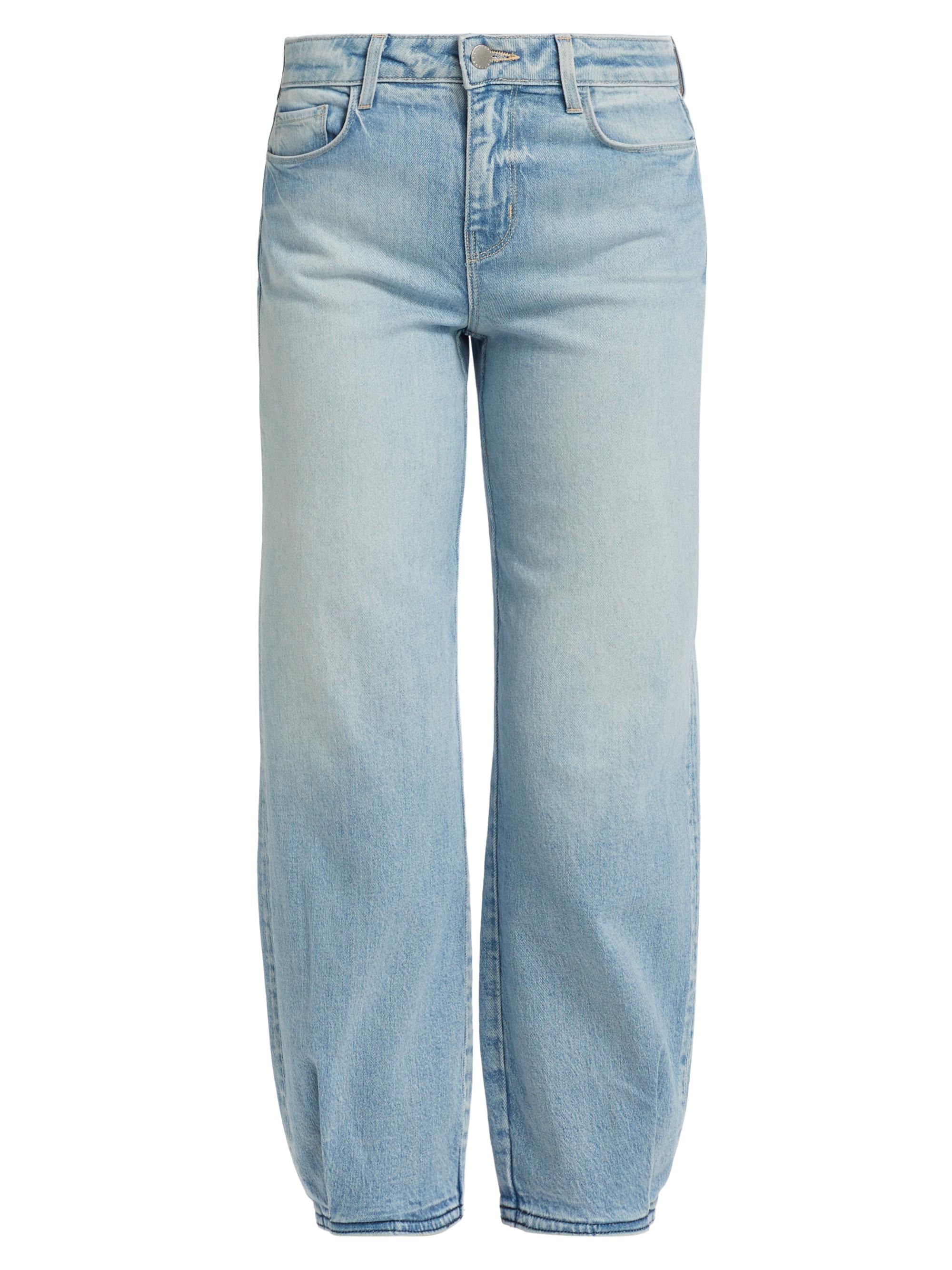 L'AGENCE Krista High-Rise Tapered-Leg Jeans | Saks Fifth Avenue