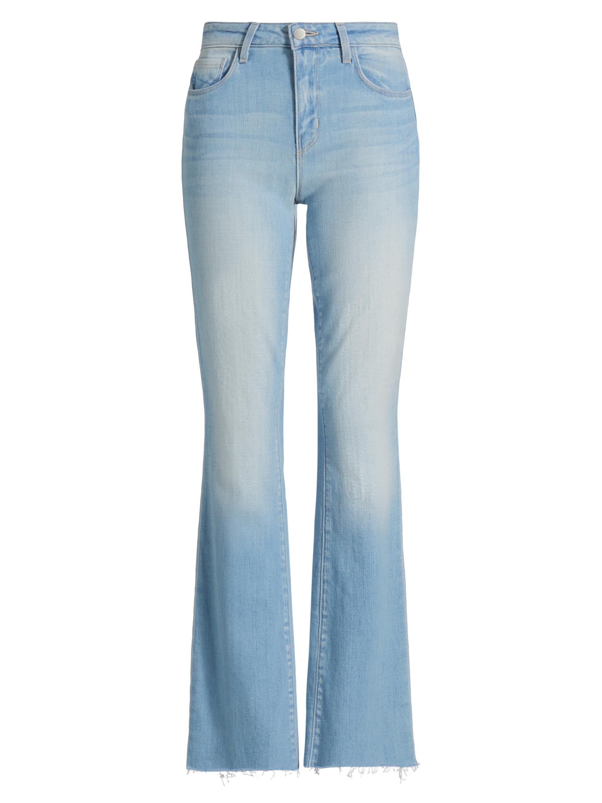 L'AGENCE Women's Sneeki Stretch Cotton Flare Jeans - Essex