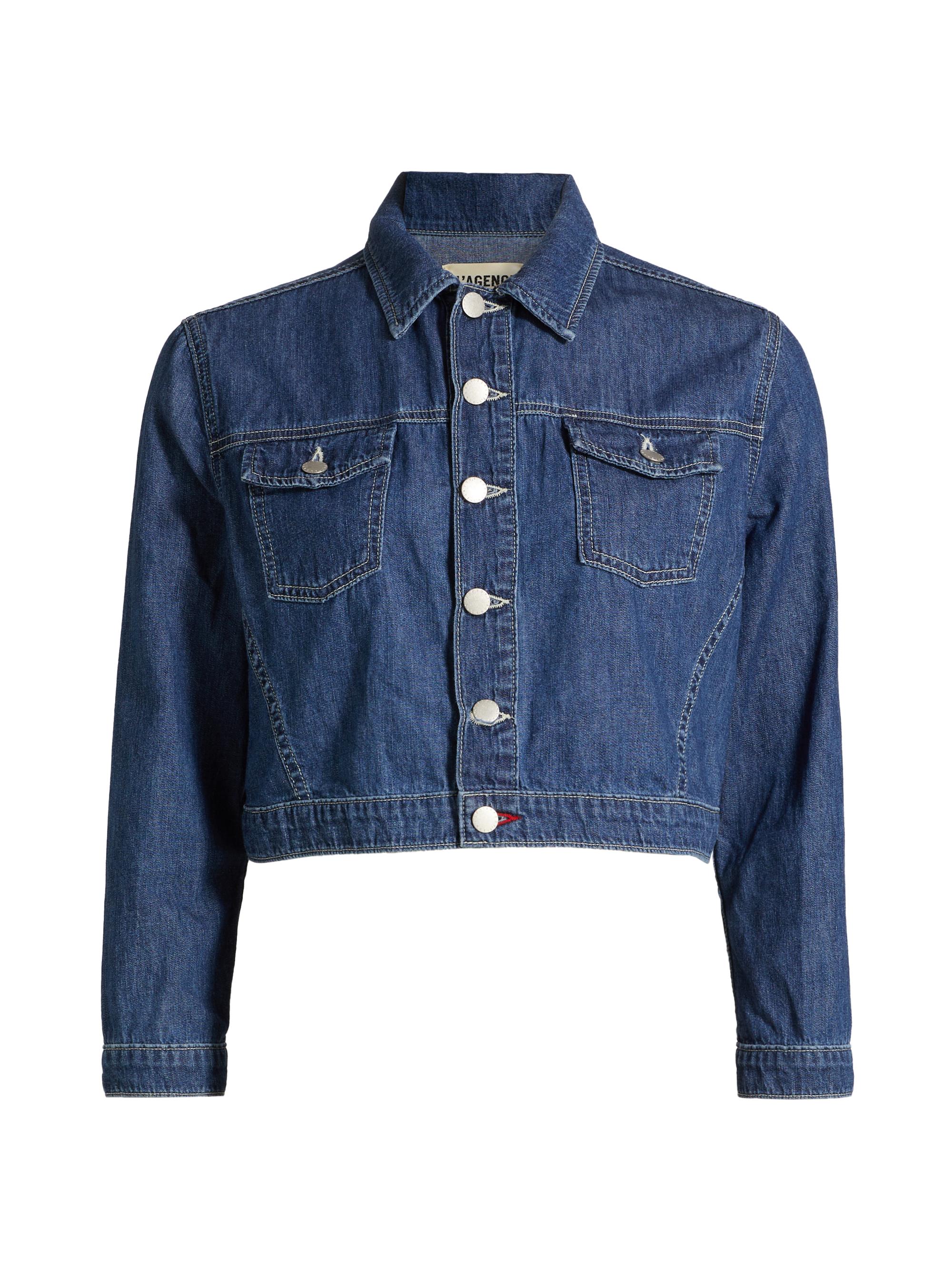 Khaite Rizzo Denim Jacket | Saks Fifth Avenue