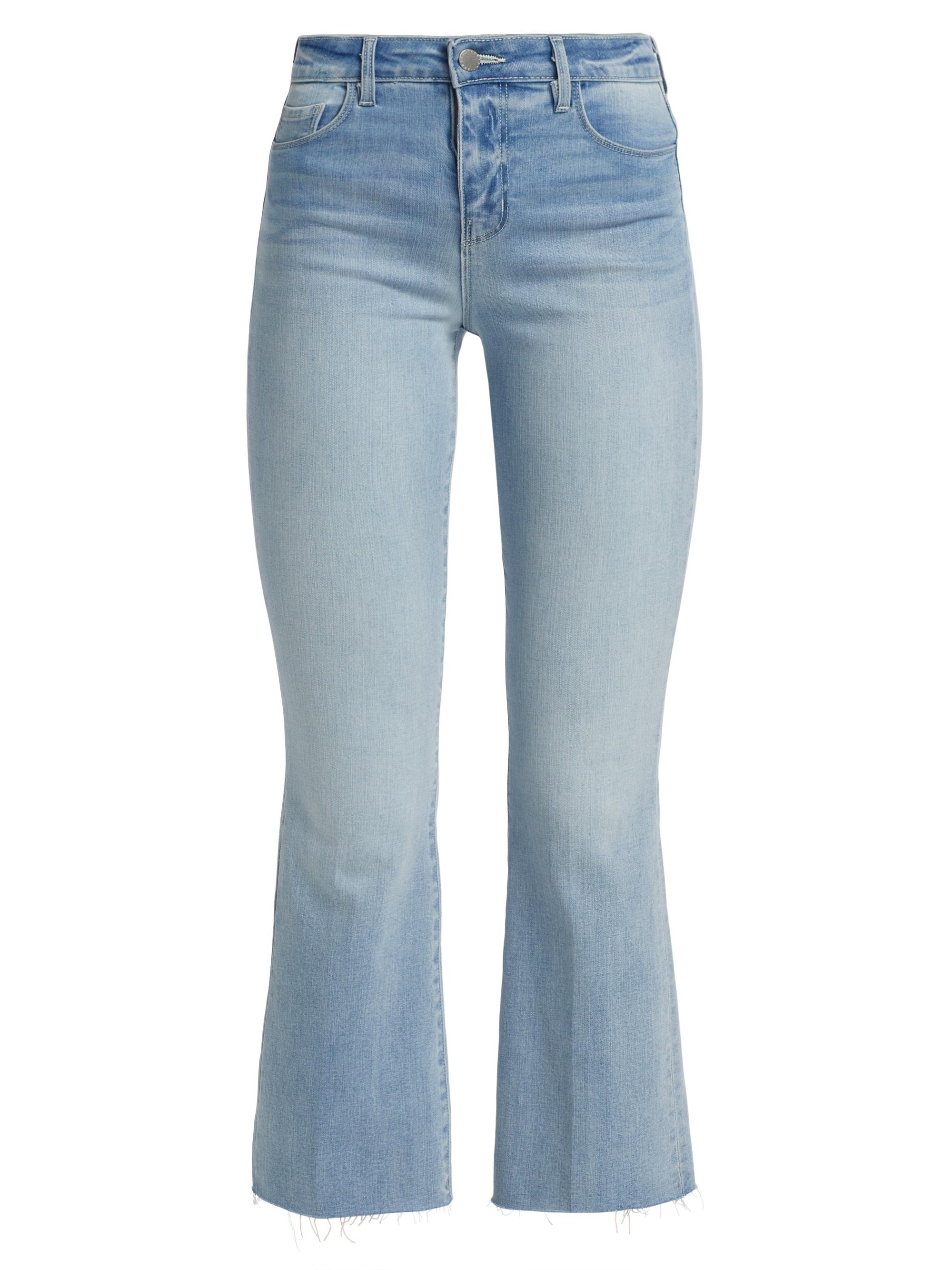 L'AGENCE Women's Kendra Flared Crop Jeans - Dorian