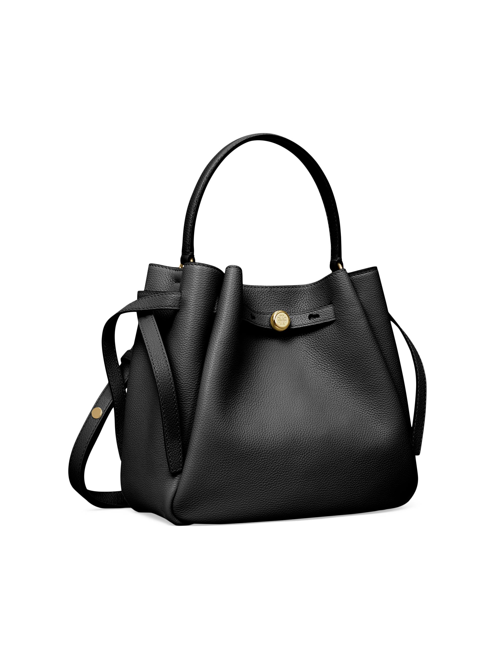 Tory Burch Romy Pebbled Leather Bucket Bag | Saks Fifth Avenue