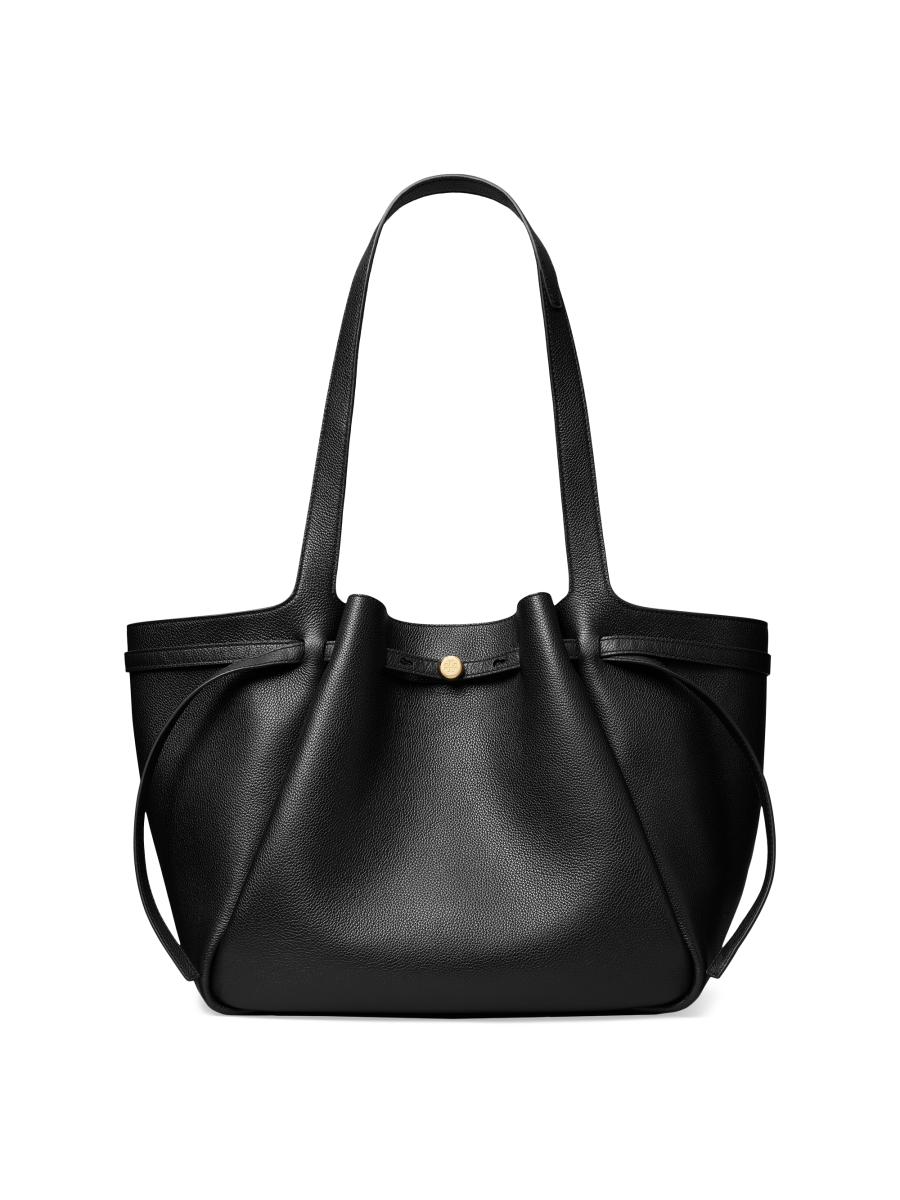 【関税&送料込】Tory Burch Romy Pebbled Tote Leather Shoulde Tory Burch Romy Pebbled Leather Tote Bag | Saks Fifth Avenue