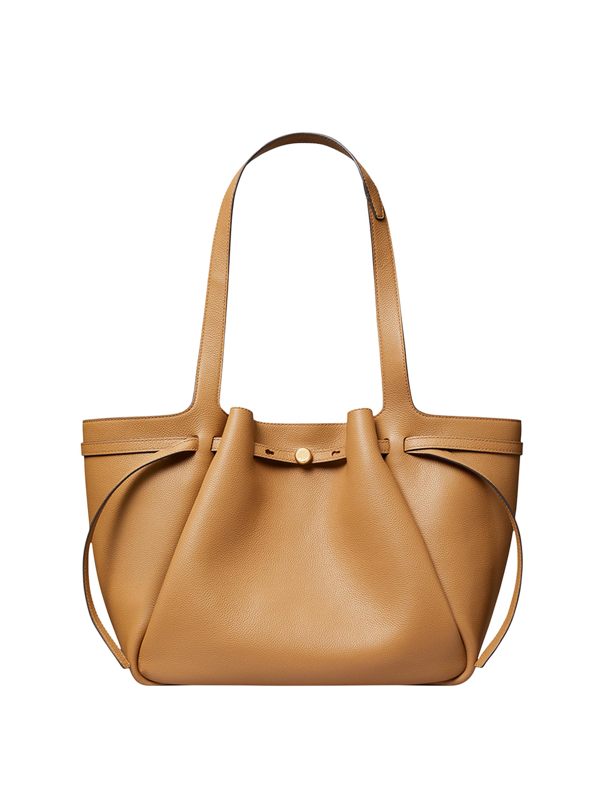 Tory Burch Romy Pebbled Leather Tote Bag | Saks Fifth Avenue