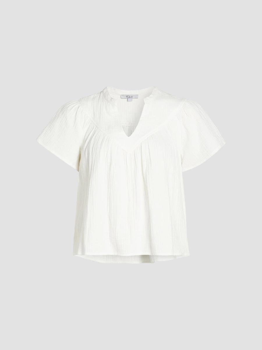 Rails Sayer Double Gauze Cotton Top | Saks Fifth Avenue