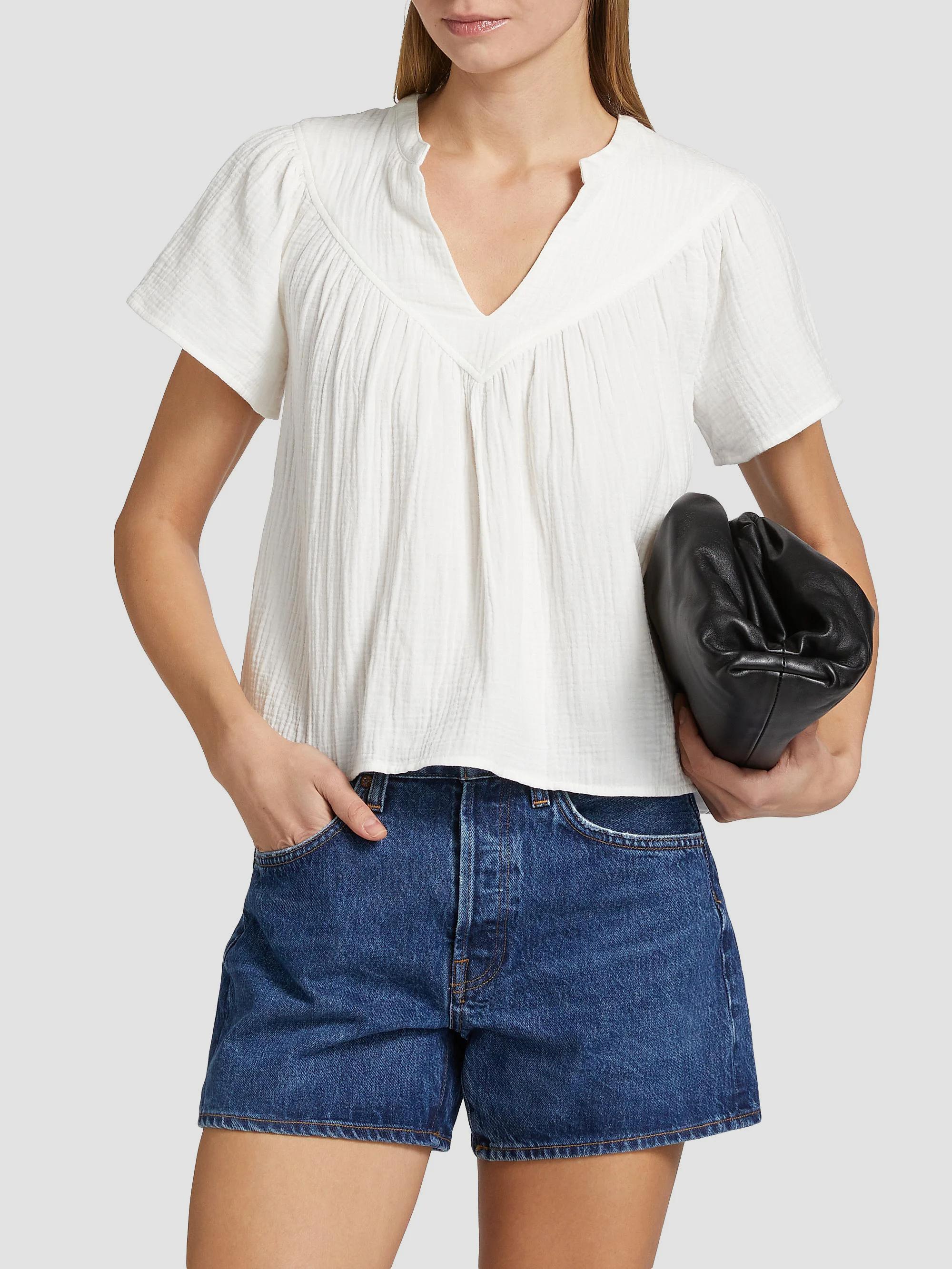 Rails Sayer Double Gauze Cotton Top | Saks Fifth Avenue