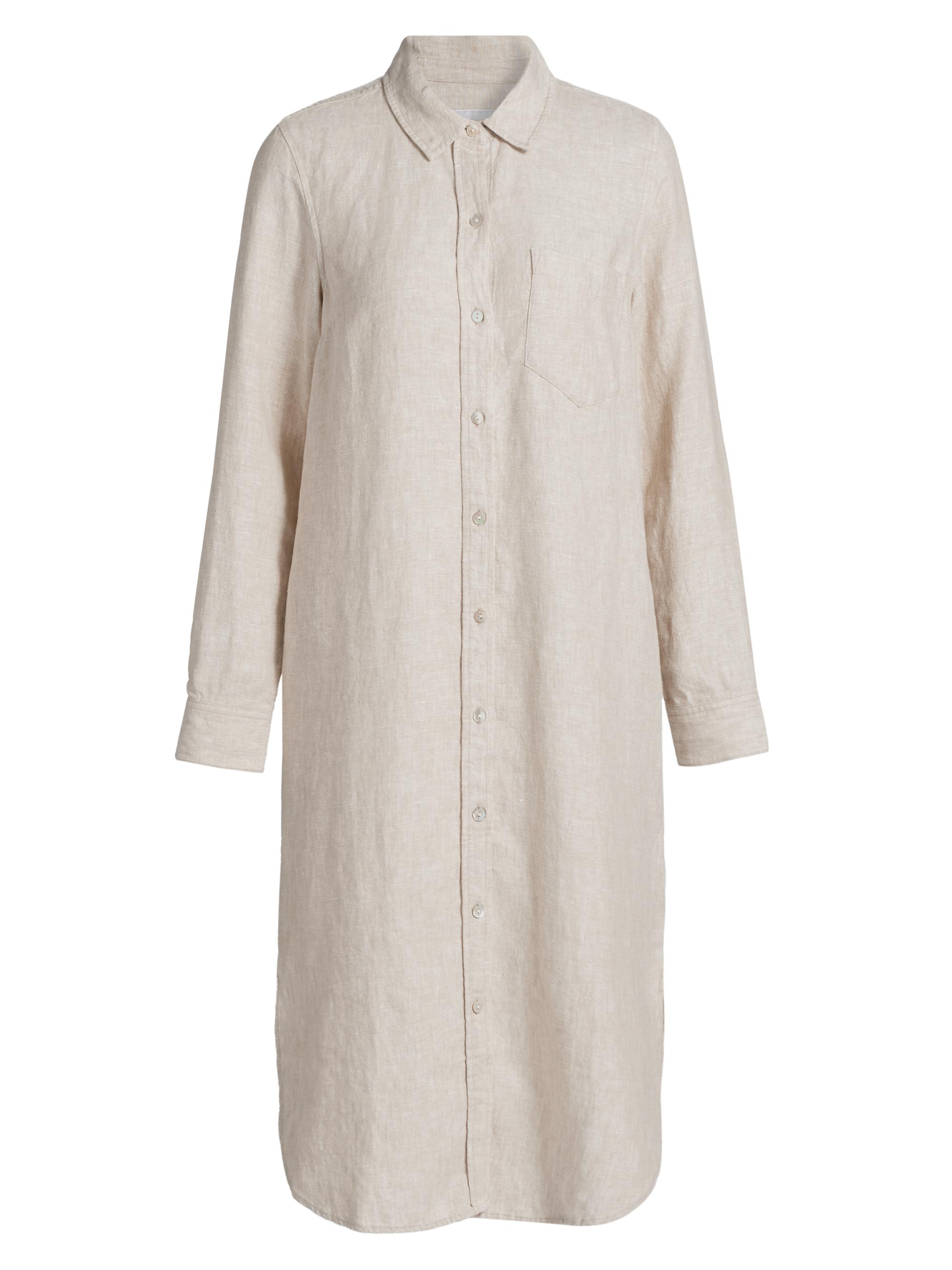 Rails Women's Val Linen Shirtdress - Heathered Flax