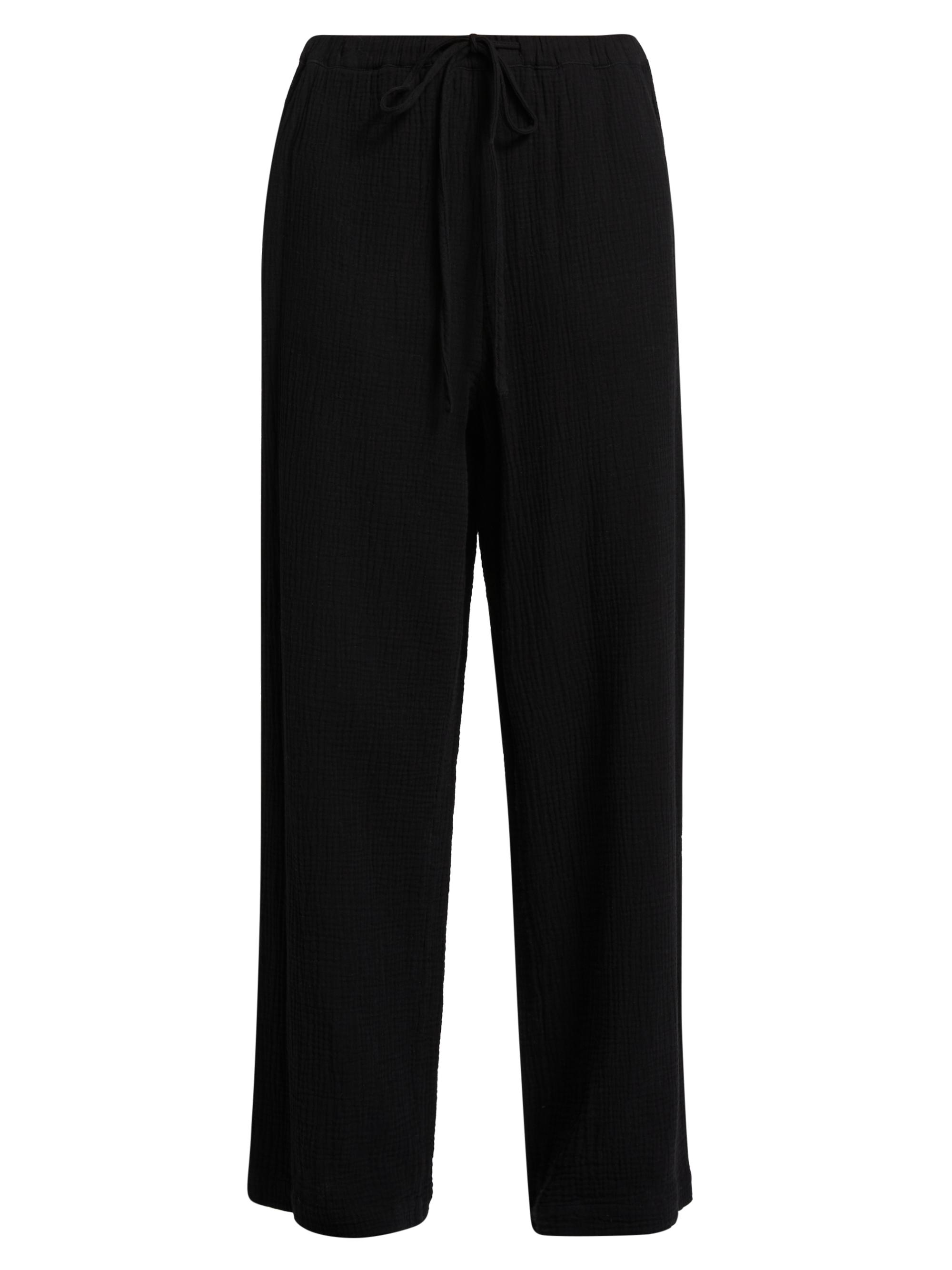 Rails Women's Emmie Gauze Drawstring Wide-Leg Pants - Black