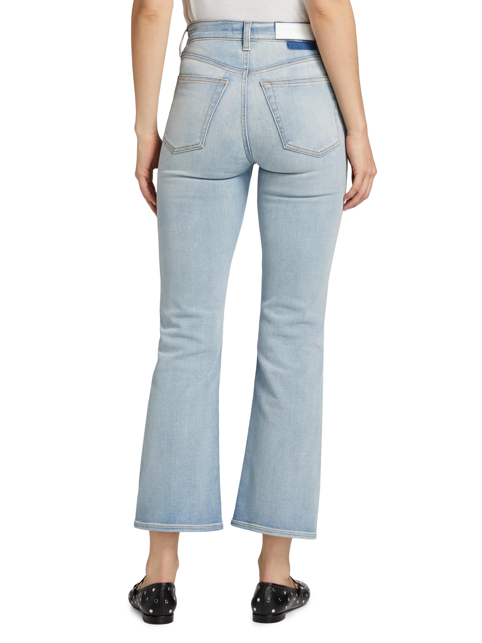 Re/done 70s Crop Boot-Cut Jeans | Saks Fifth Avenue