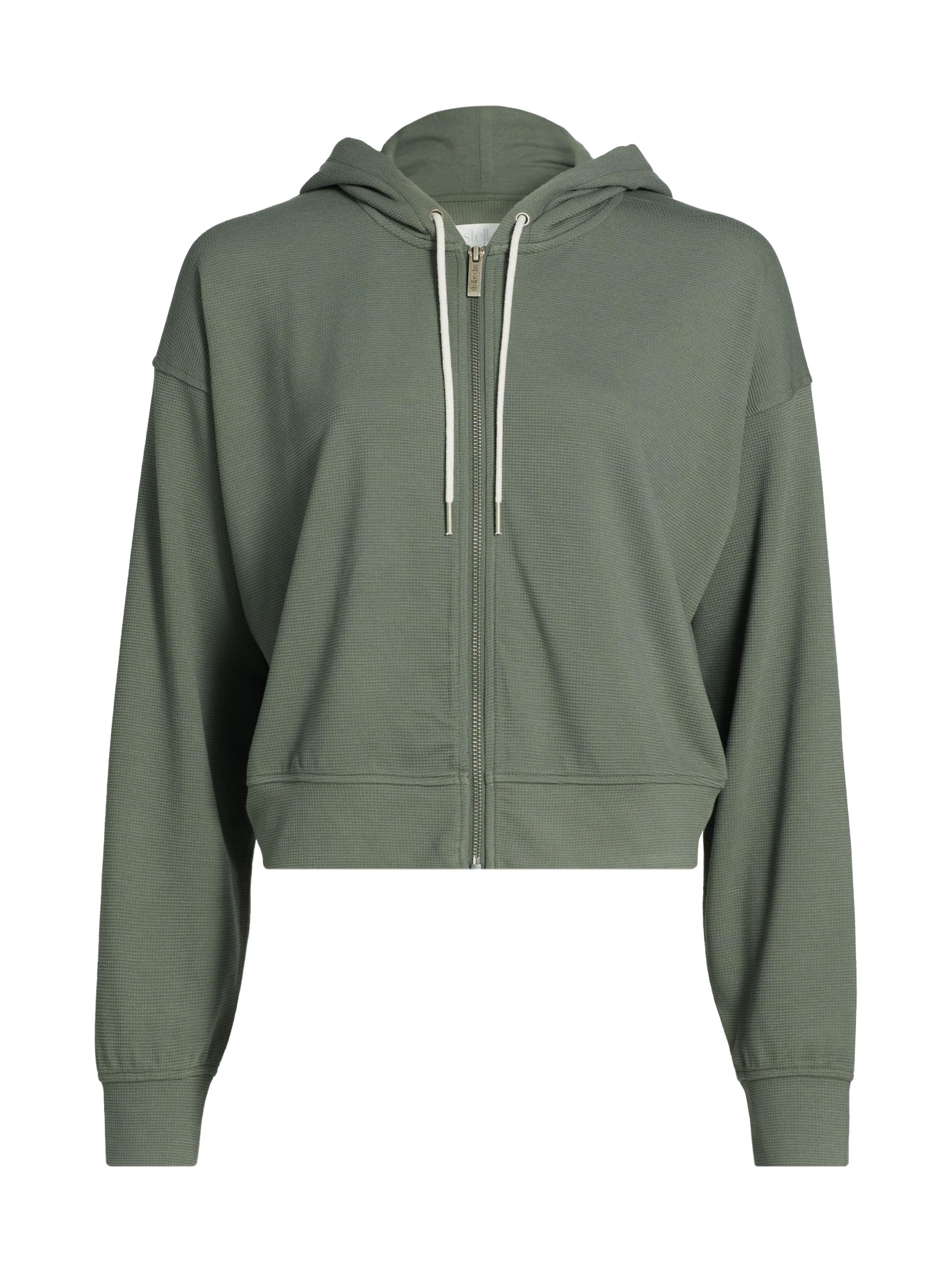 SleepyHungry　アップグレード Alexander Wang Rhinestone-Embellished Terry Zip-Front Hoodie