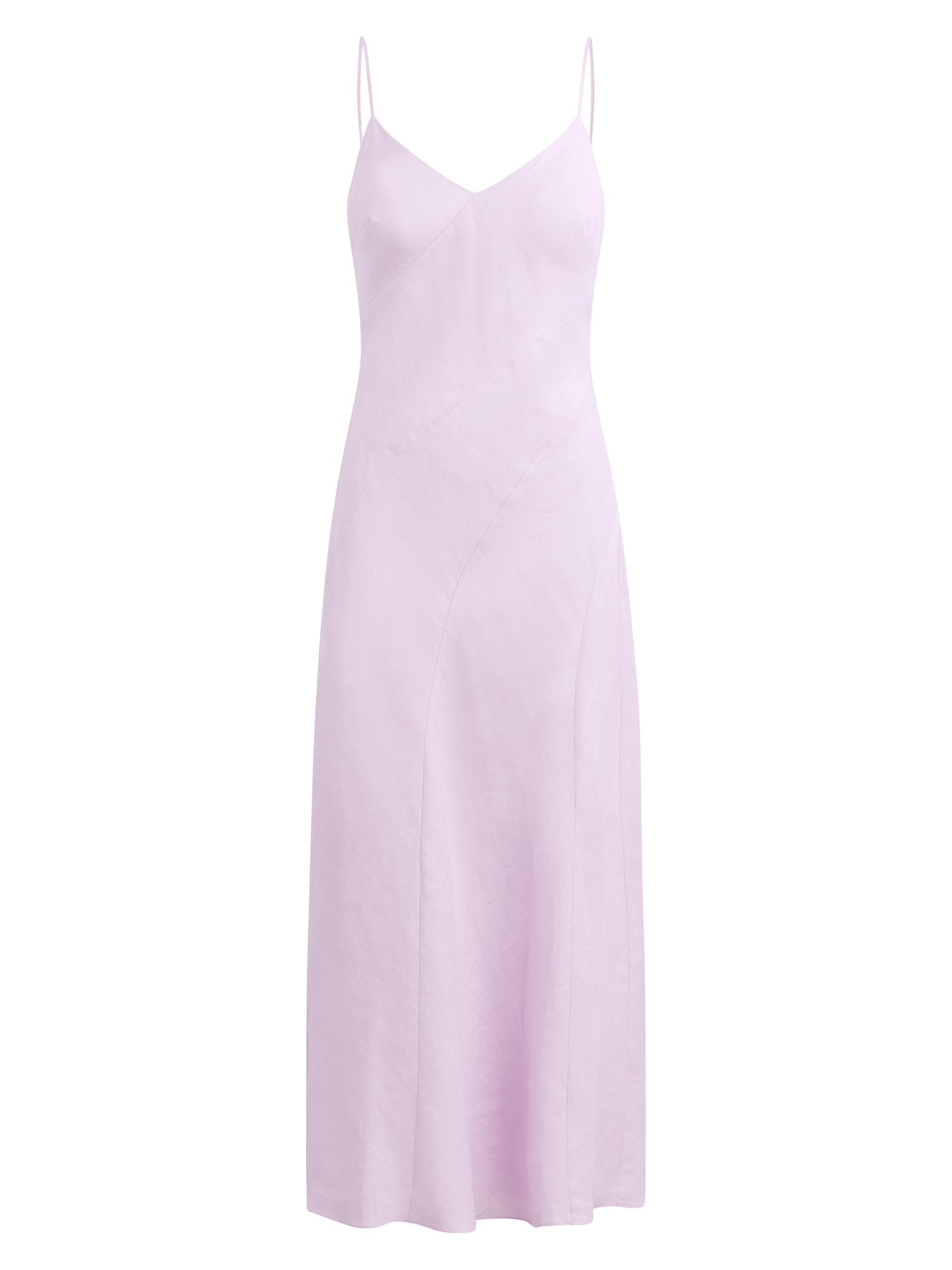 Favorite Daughter Women's Josette Flowy Linen Slipdress - Wisteria Musk