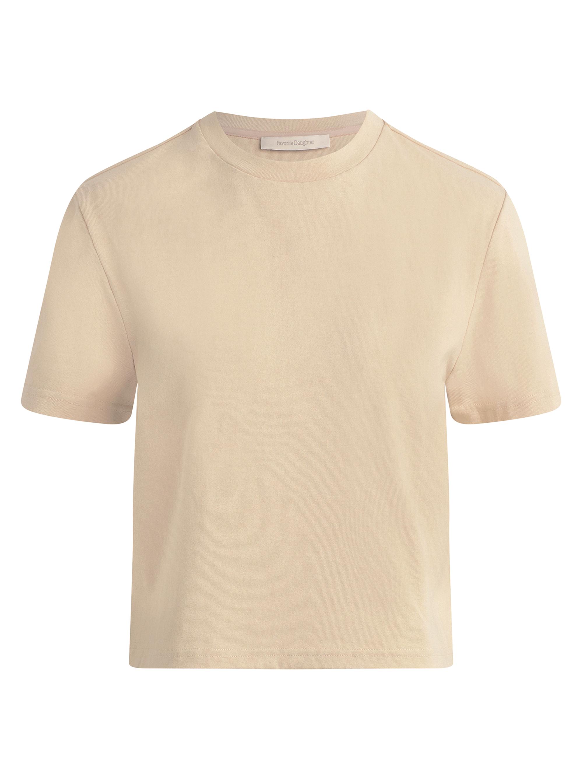 Favorite Daughter Women's The Favorite Short-Sleeve Crop T-Shirt - Warm Sand