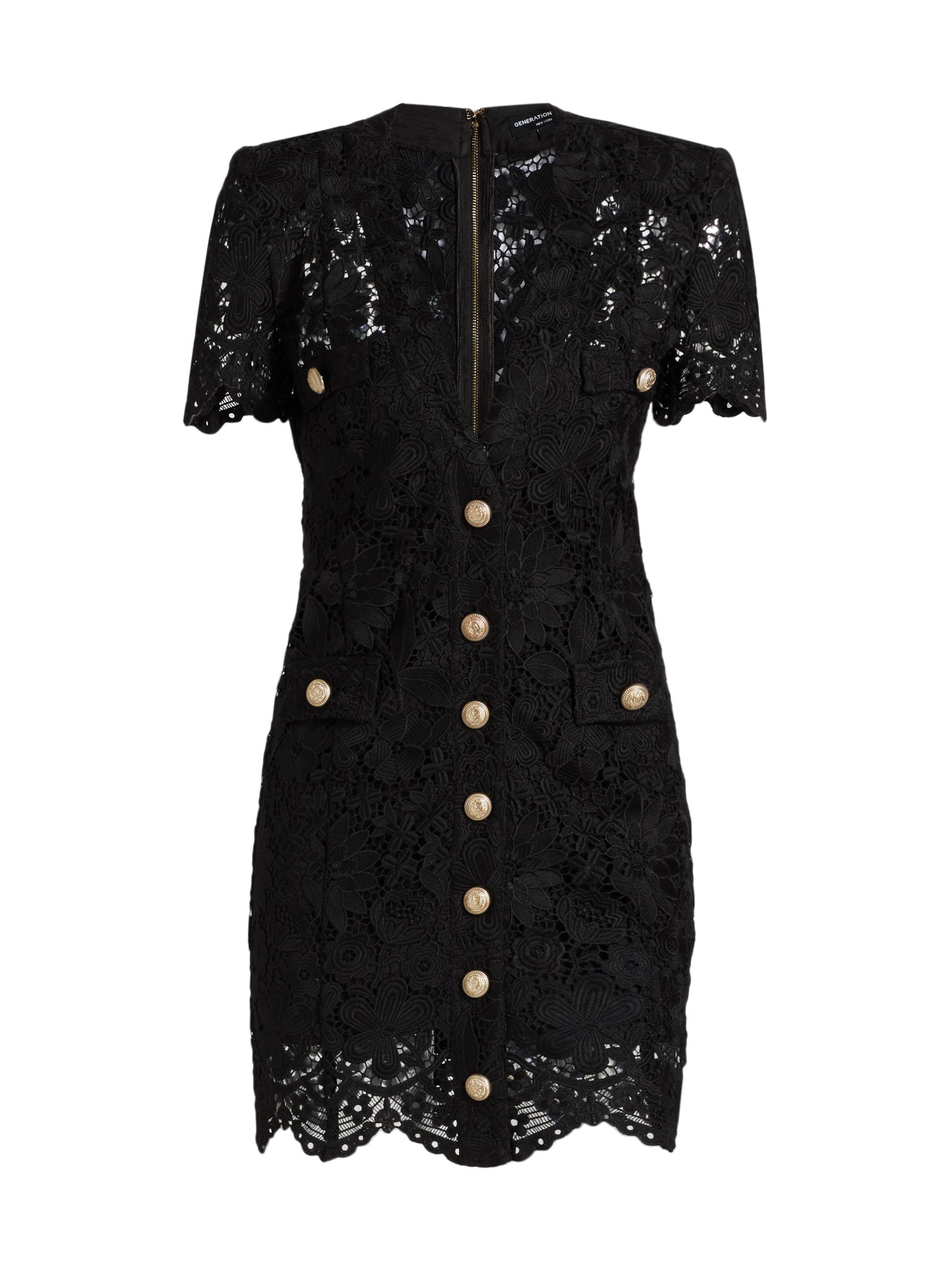 Generation Love Women's Anne Lace Sheath Dress - Black