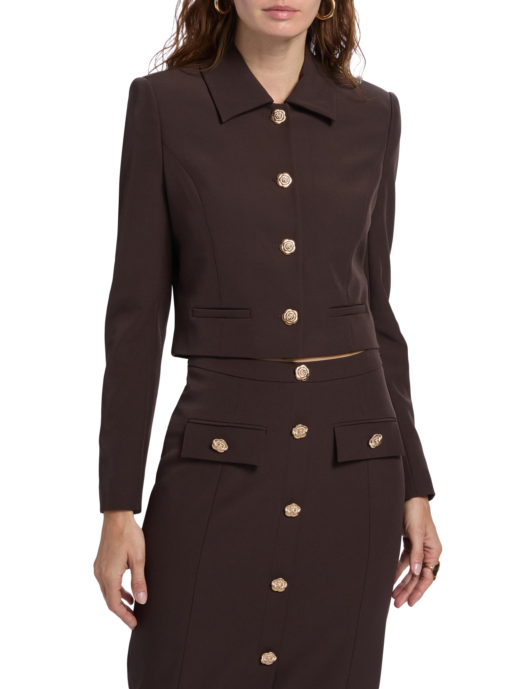 Generation Love Oliver Stretch Crepe Cropped Blazer | Saks Fifth